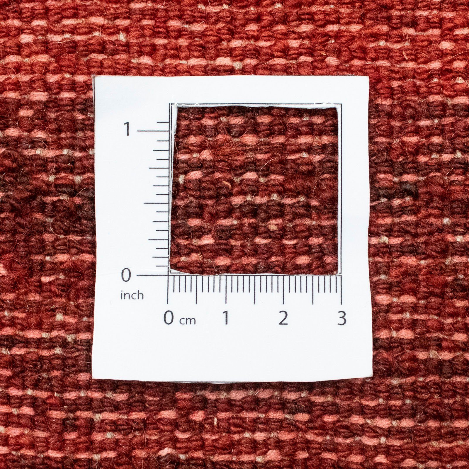 handgeknüpft Teppich mm, morgenland, rot, Höhe: Wollteppich Gabbeh rechteckig, 18 handgeknüpft