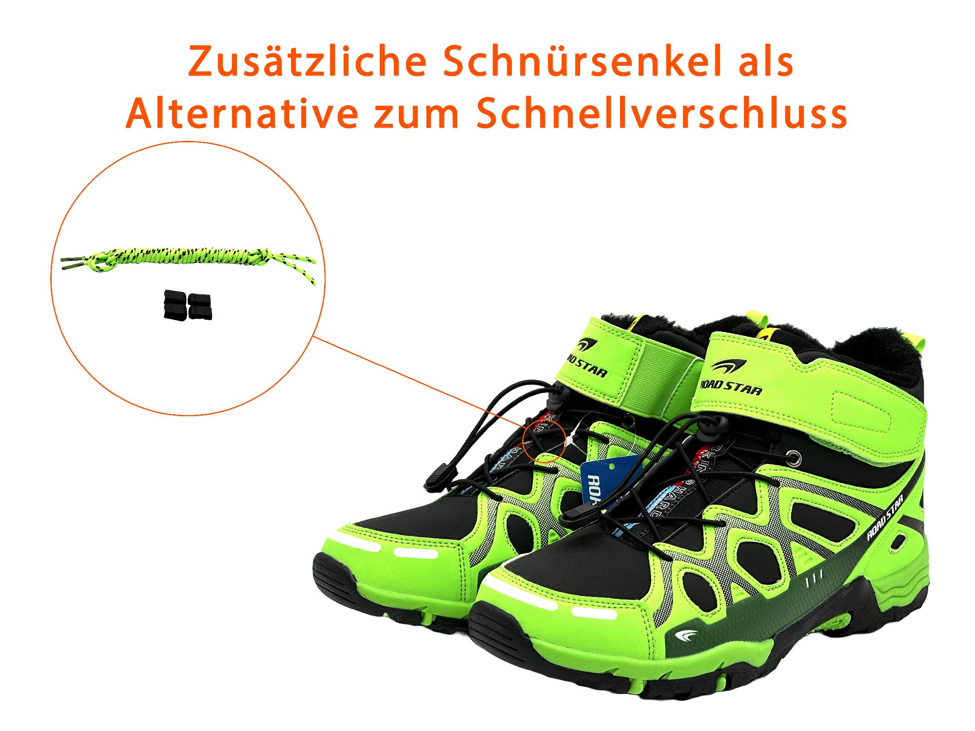 Nowaland Gefütterter Trekkingstiefel Outdoor Schuhe Wanderstiefel Wasserabweisend, atmungsaktiv
