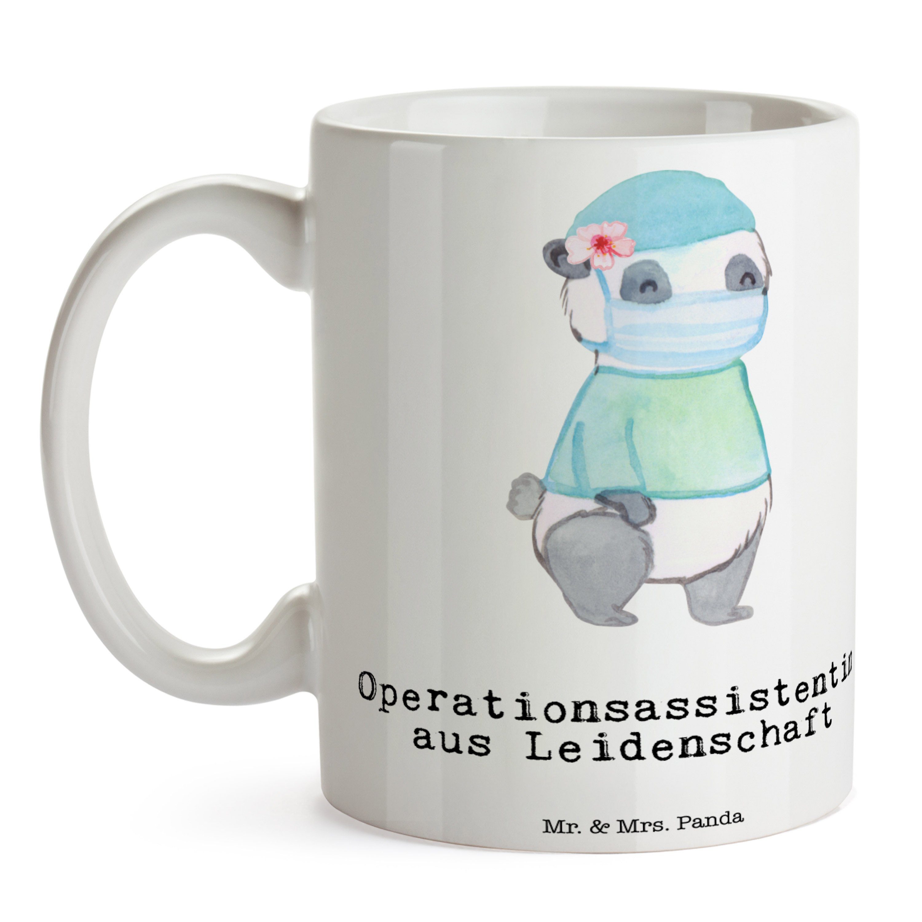 Weiß Operationsassistentin - aus Mrs. Teetasse, Leidenschaft Geschenk, Mr. - & Keramik Tasse Panda T,