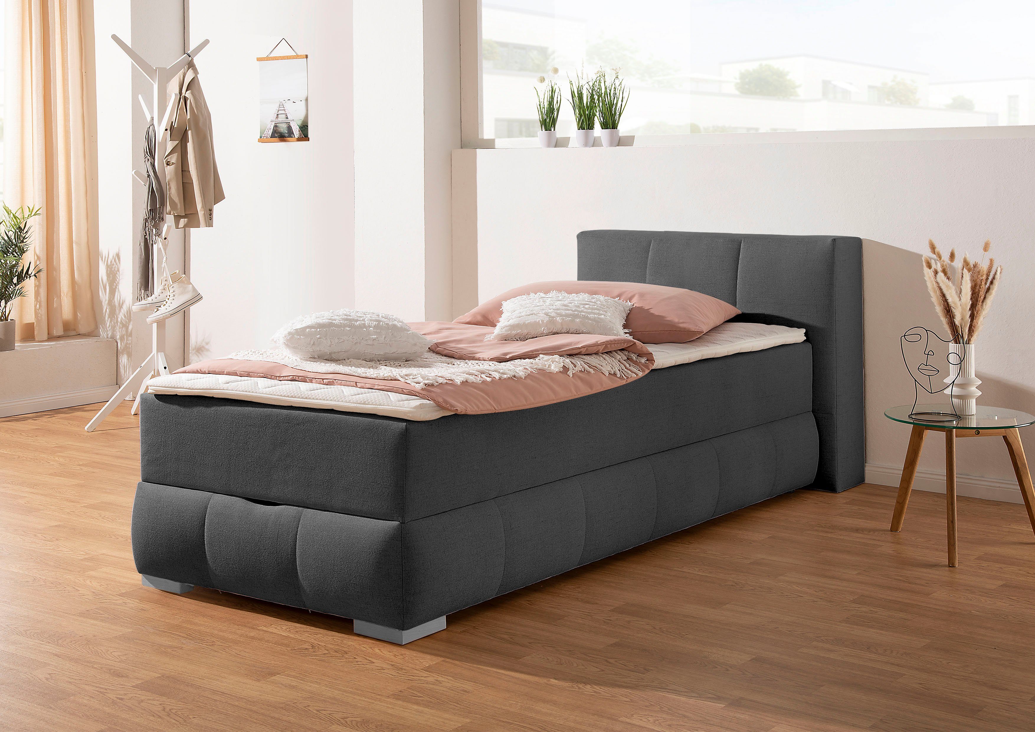 Home affaire Boxbett Chelles, inkl. Topper und Bettkasten