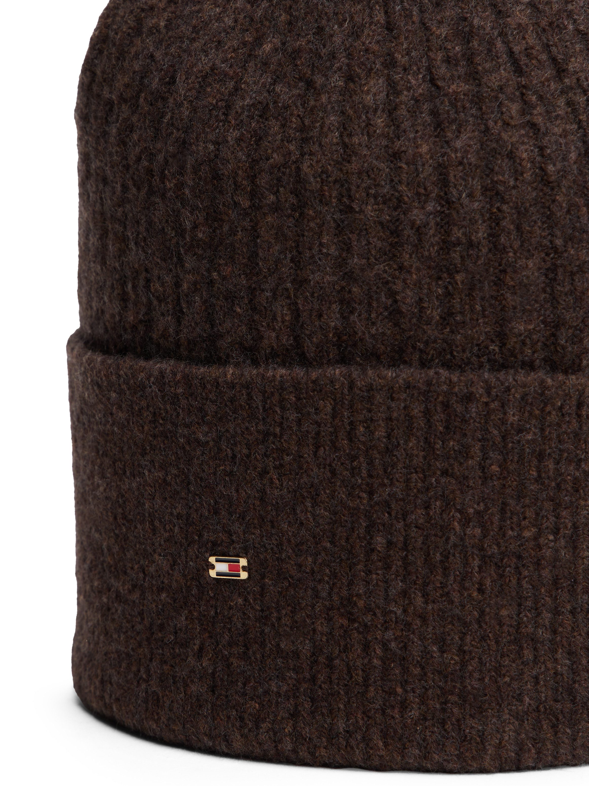 Tommy Hilfiger Beanie TH CABLE ENAMEL FLAG BEANIE Regular fit
