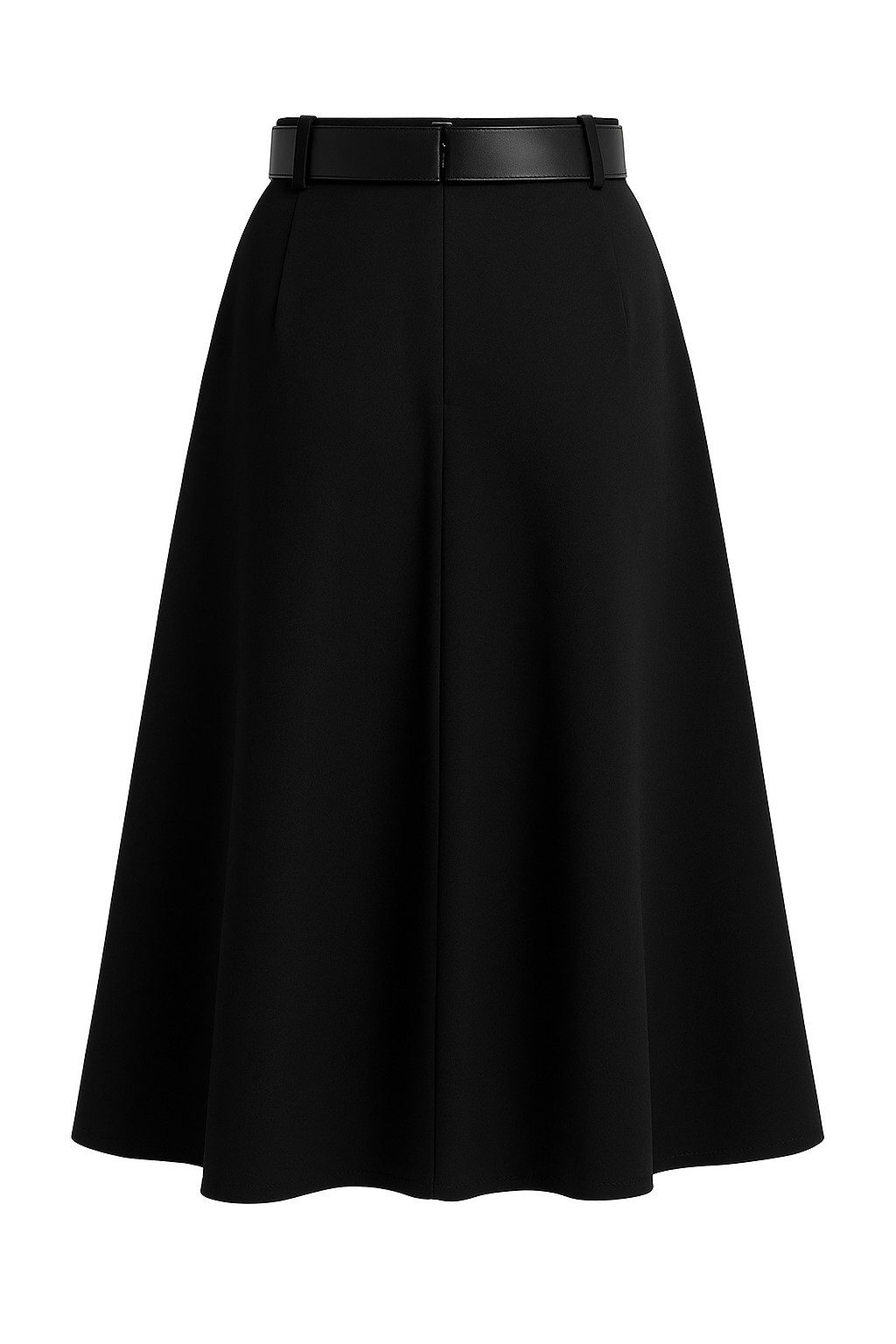 Mississhop A-Linien-Rock Eleganter Faltenrock mit Gürtel günstig online kaufen