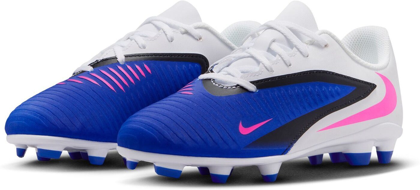 Nike JR PHANTOM 6 LOW CLUB FG/MG LASER BLUE/WHITE Fußballschuh