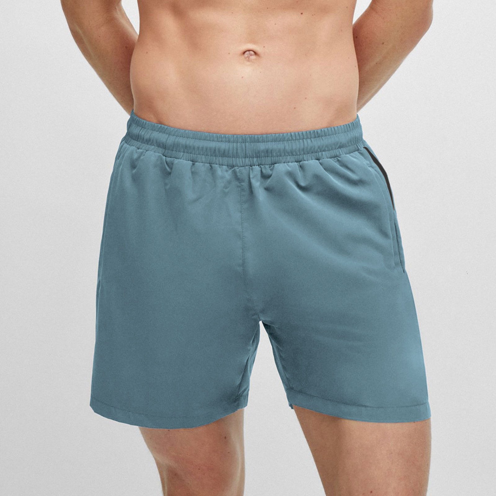 BOSS Badeshorts Badeshorts Dolphin mit Gesäßtasche mit Klettverschluss günstig online kaufen