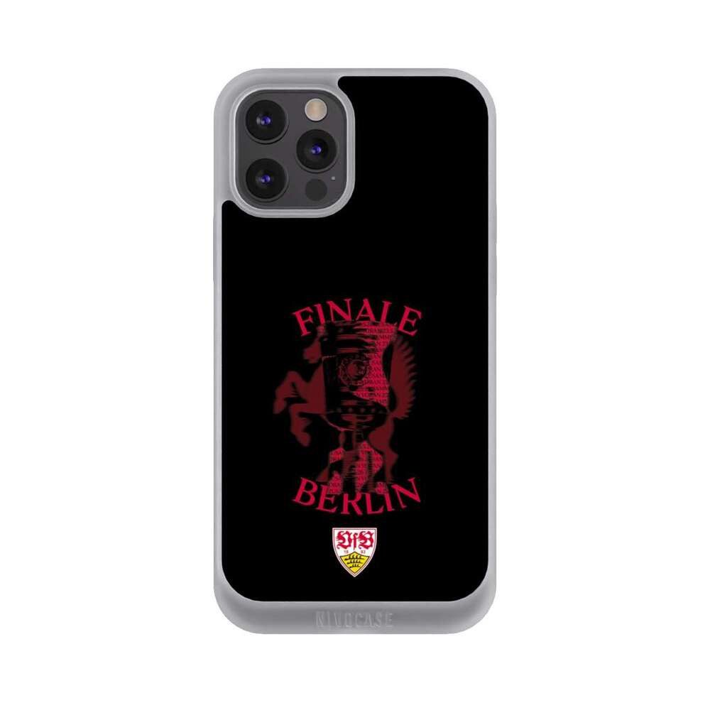 NIVOCASE Handyhülle VfB Stuttgart DFB Pokalfinale 2026 Offizielles Lizenzprodukt, Apple iPhone 12 Pro Handyhülle Hülle NIVOpure Case Frozen