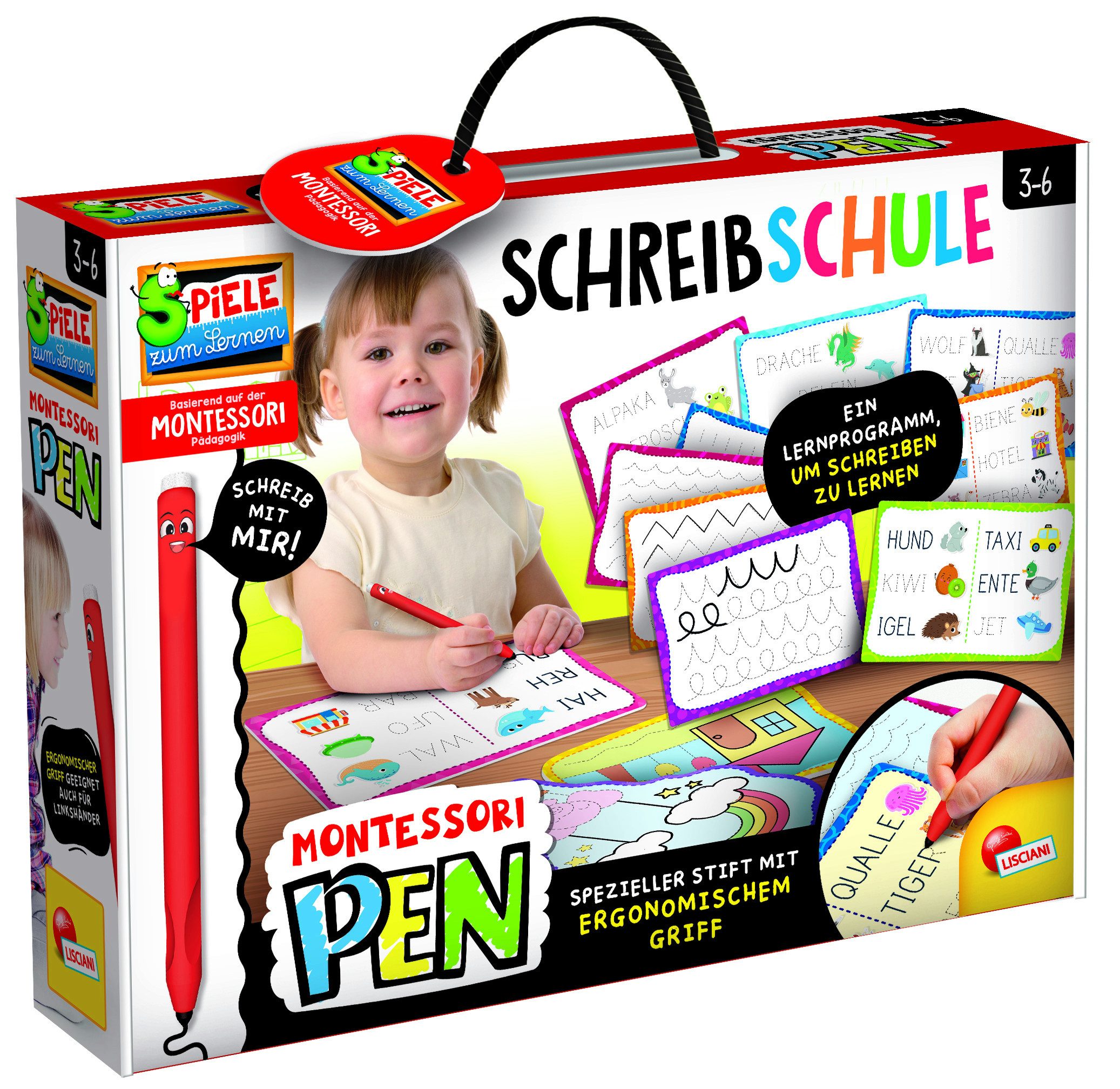 Lisciani Lernspielzeug Montessori Schreibschule günstig online kaufen