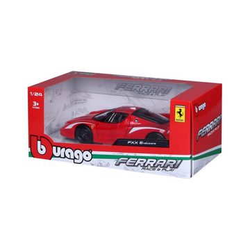 Bburago Modellauto Ferrari FXX Evoluzione (rot), Maßstab 1:24, detailliertes Modell