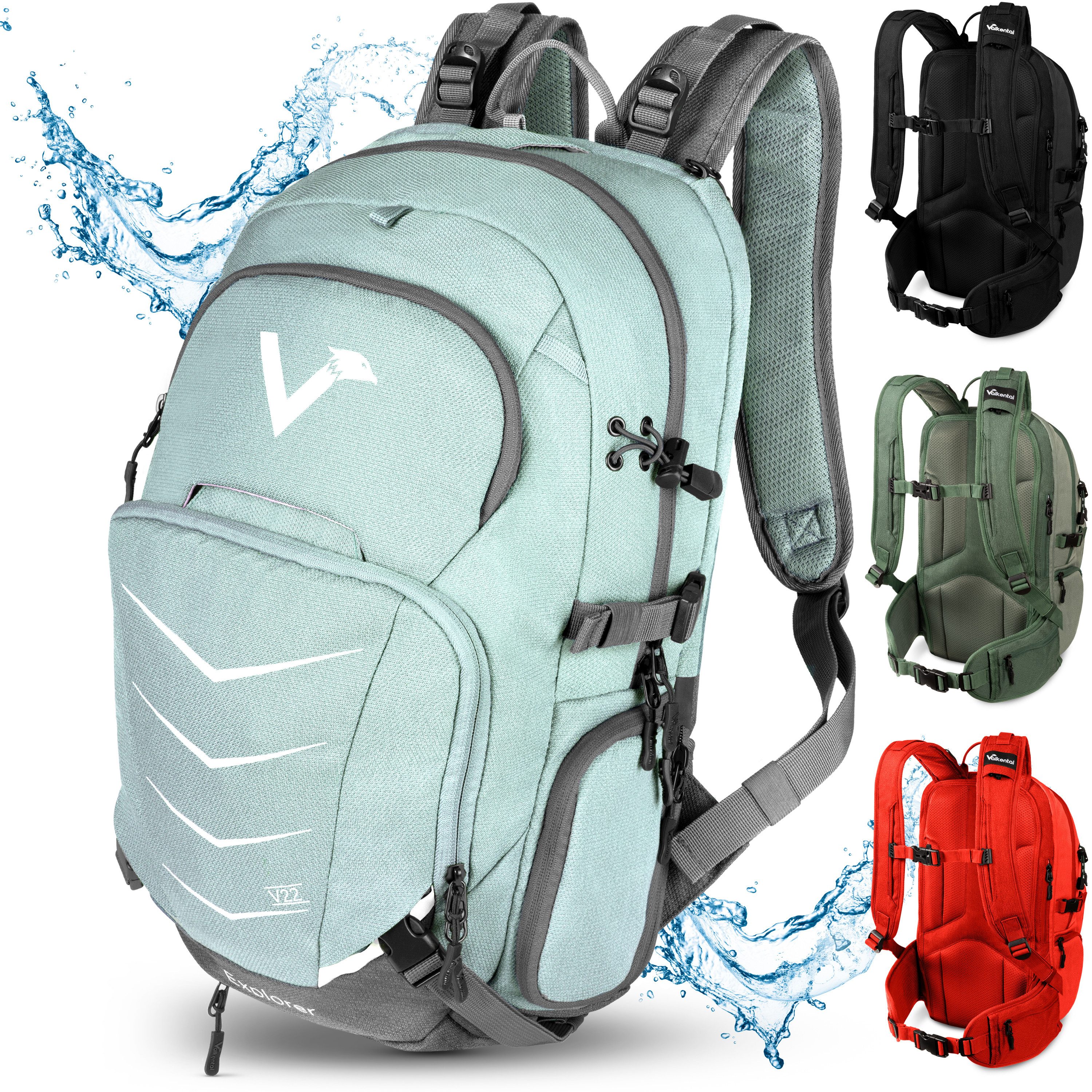 Valkental Wanderrucksack Fahrradrucksack & Outdoor Rucksack (1-tlg), wasser günstig online kaufen