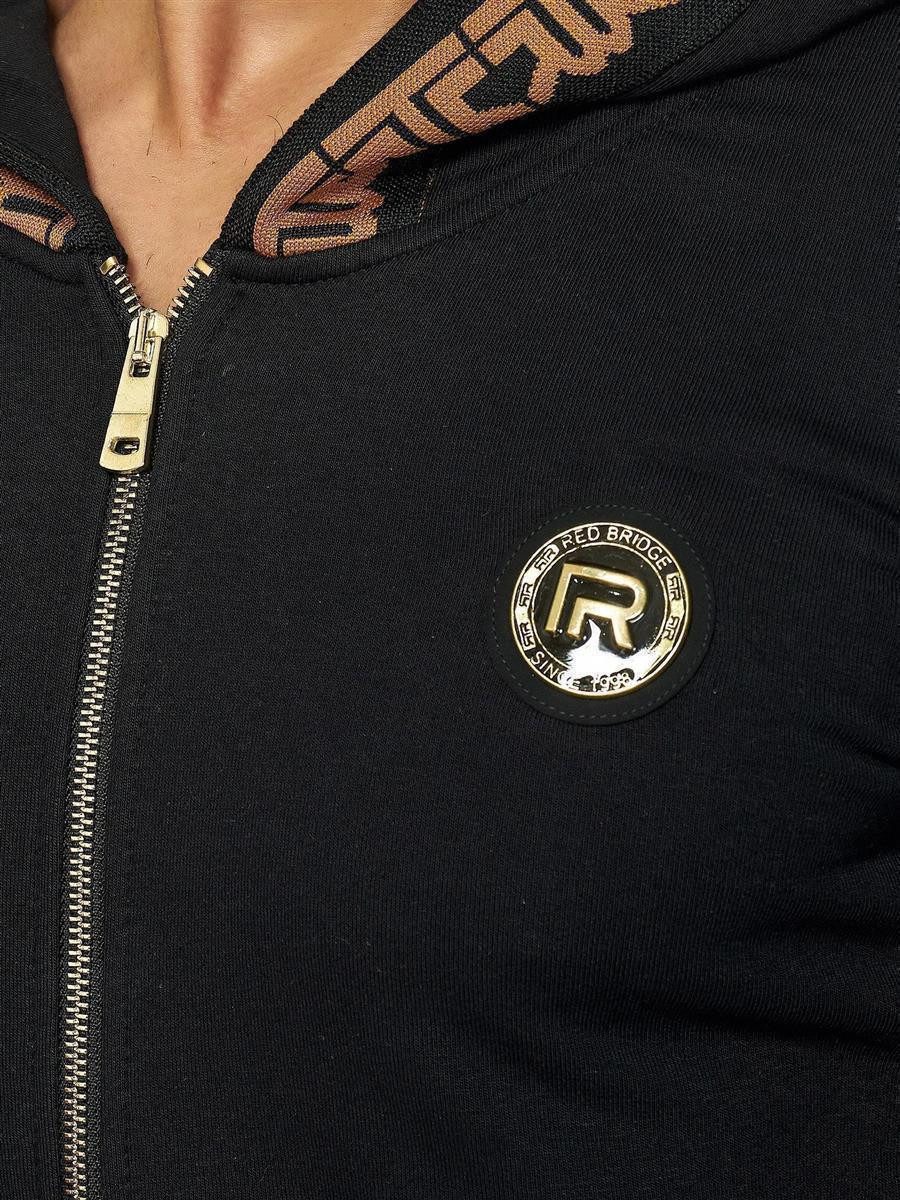 RedBridge Jogginganzug Red Bridge Herren Jogginganzug Sweat Suit Set Jacke Hose (Set, 2-tlg)