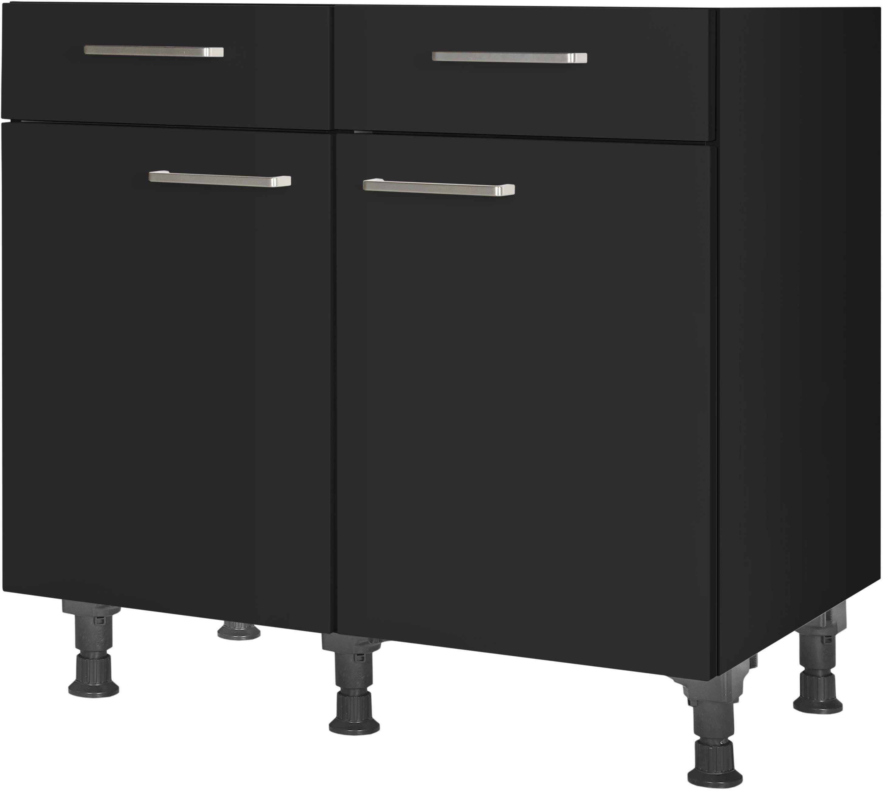 nobilia Unterschrank ""Touch", vormontiert, Breite 90 cm, Soft-Close-Funkti günstig online kaufen
