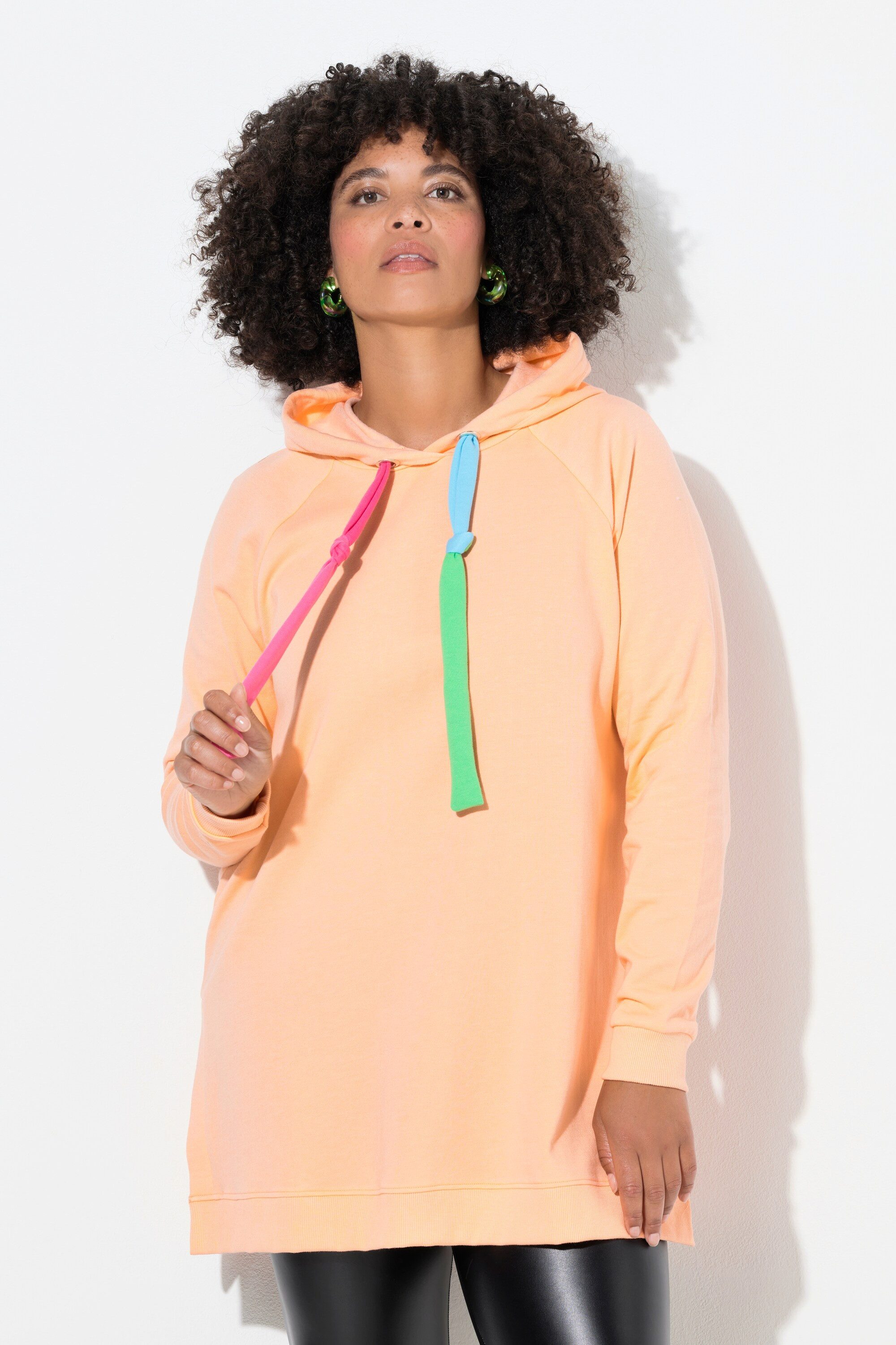 Angel of Style Sweatshirt Hoodie Kapuze mit farbigen Bindebändern