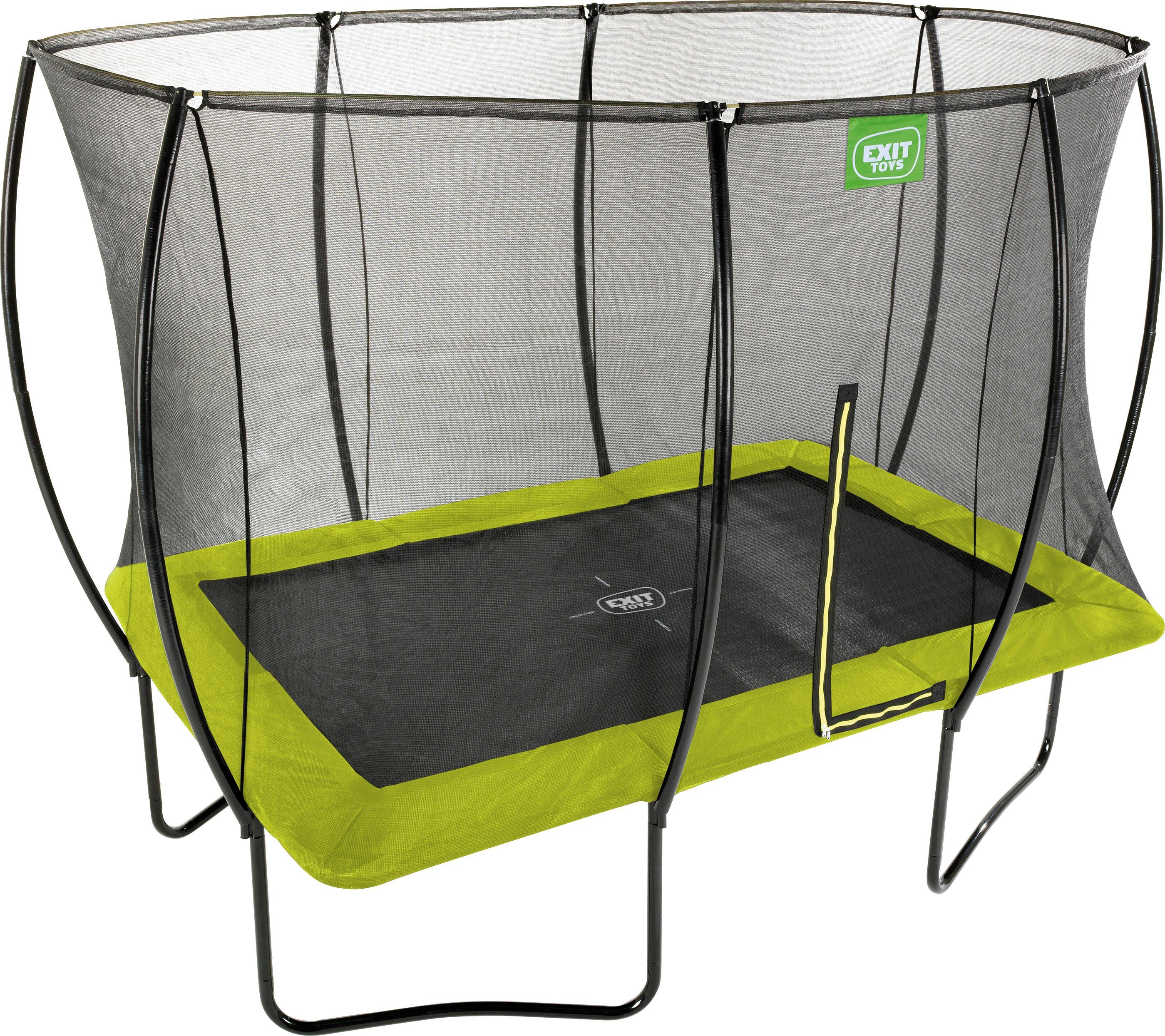 EXIT Gartentrampolin Silhouette, mit Sicherheitsnetz