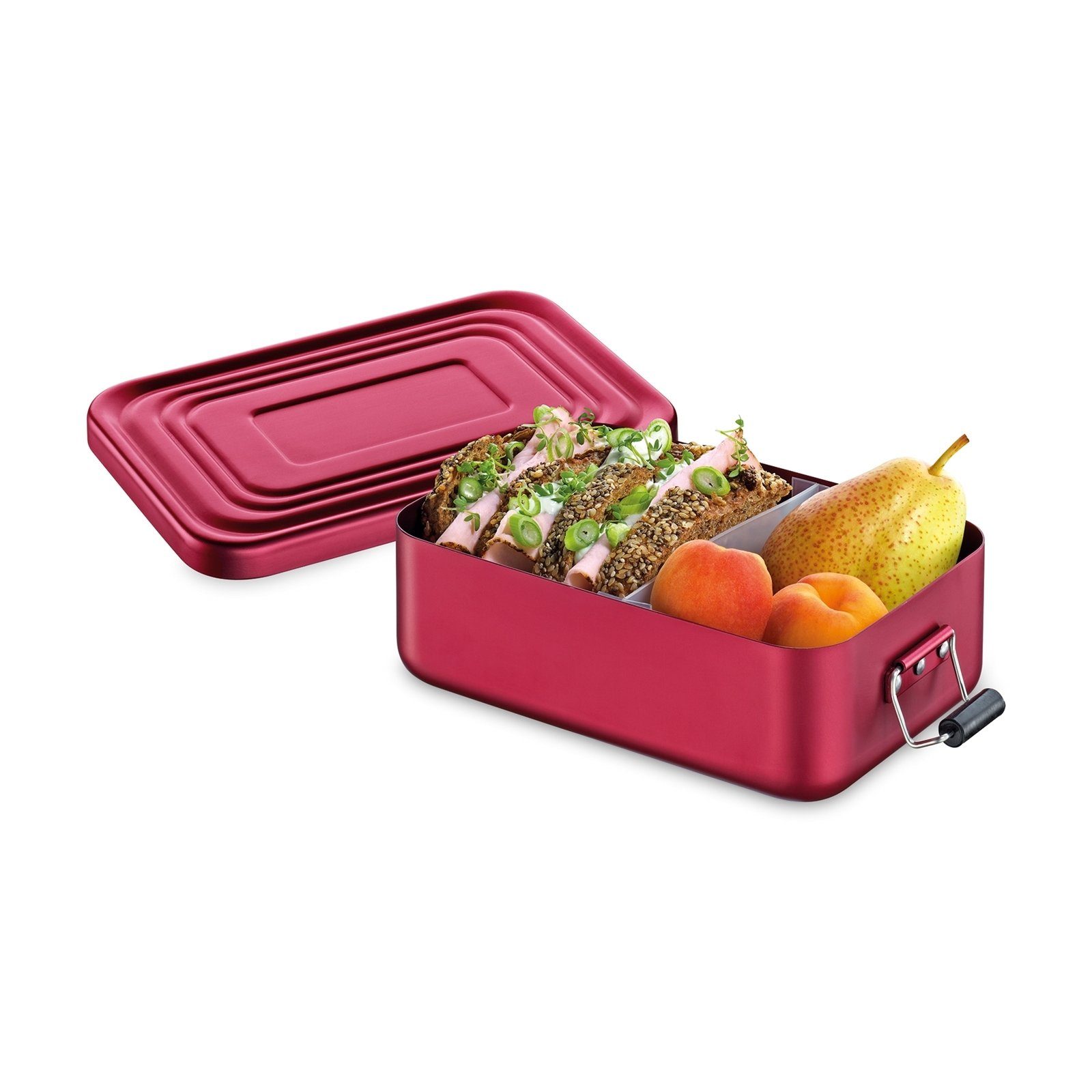 Matt, Lunchbox klein Brotdose (1-tlg), Lunchbox Küchenprofi Aluminium,