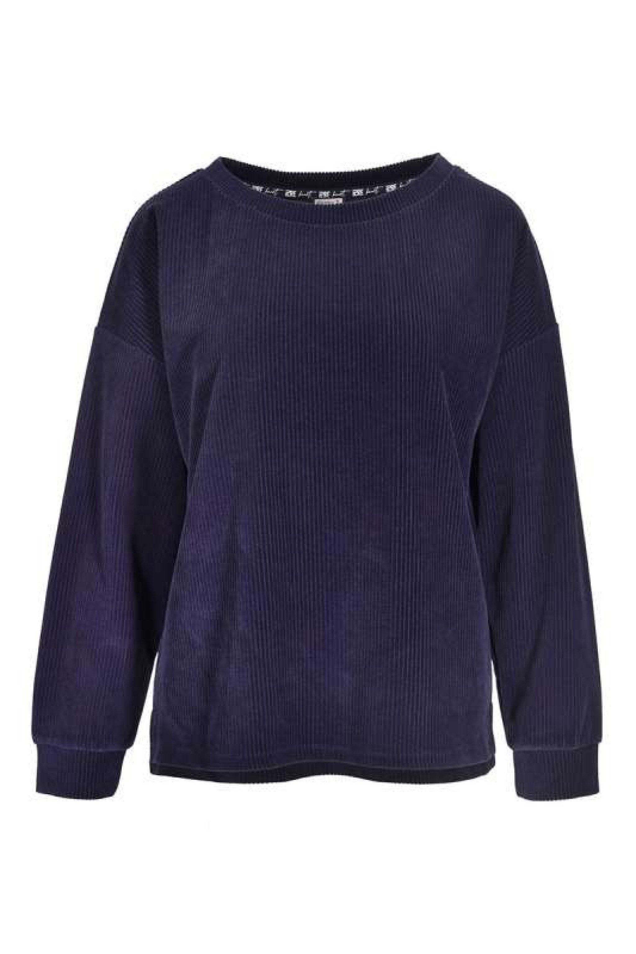 Kenny S. Rundhalspullover RANIA JERSEY-CORD