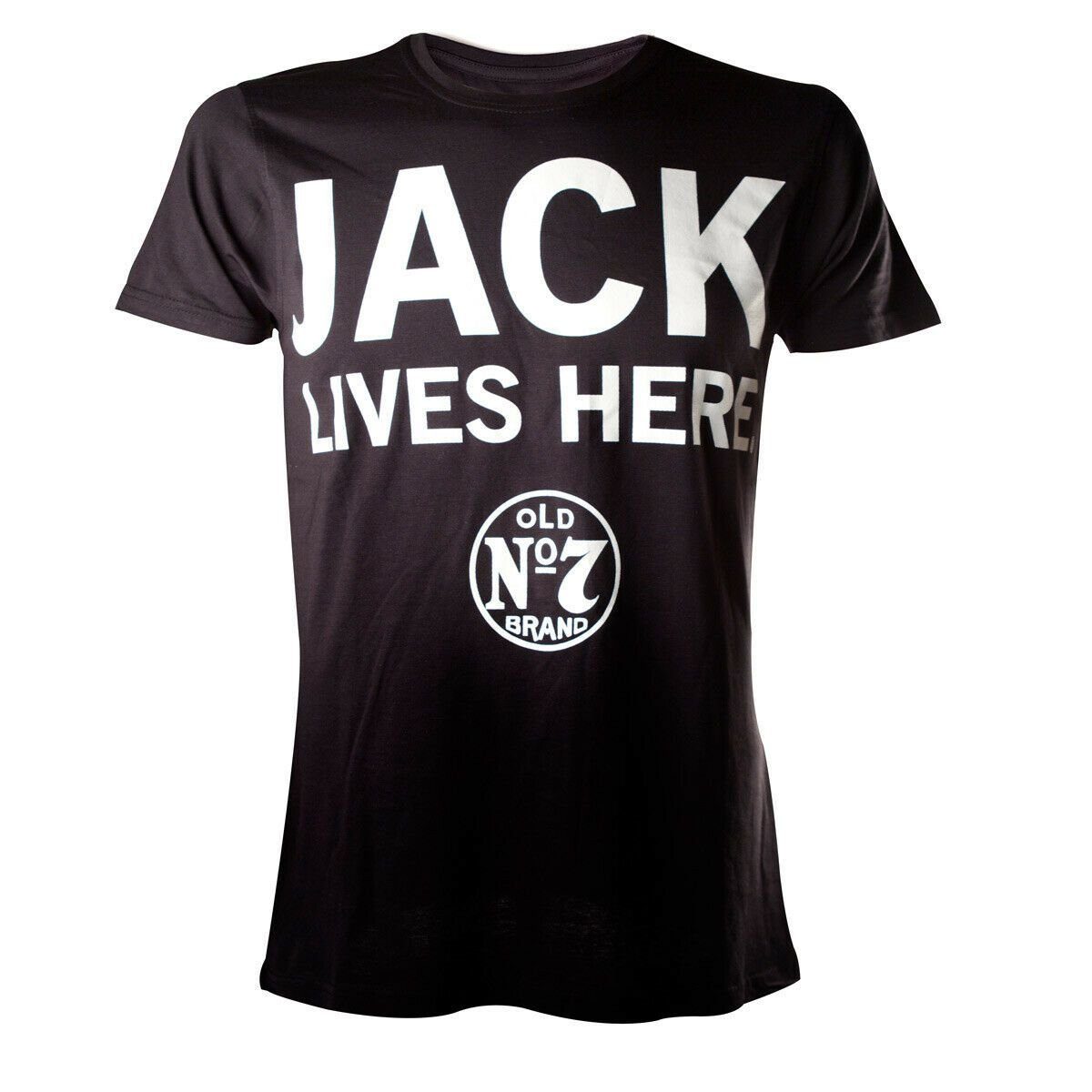 Jack Daniels T-Shirt JACK LIVES HERE Jack Daniels Herren T-Shirt Old No 7 Black Gr. S M L