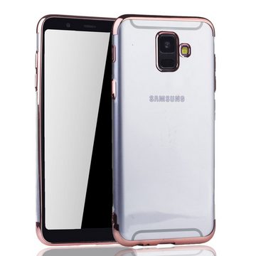 König Design Handyhülle Samsung Galaxy A6 (2018), Samsung Galaxy A6 (2018) Handyhülle Bumper Backcover Rosa