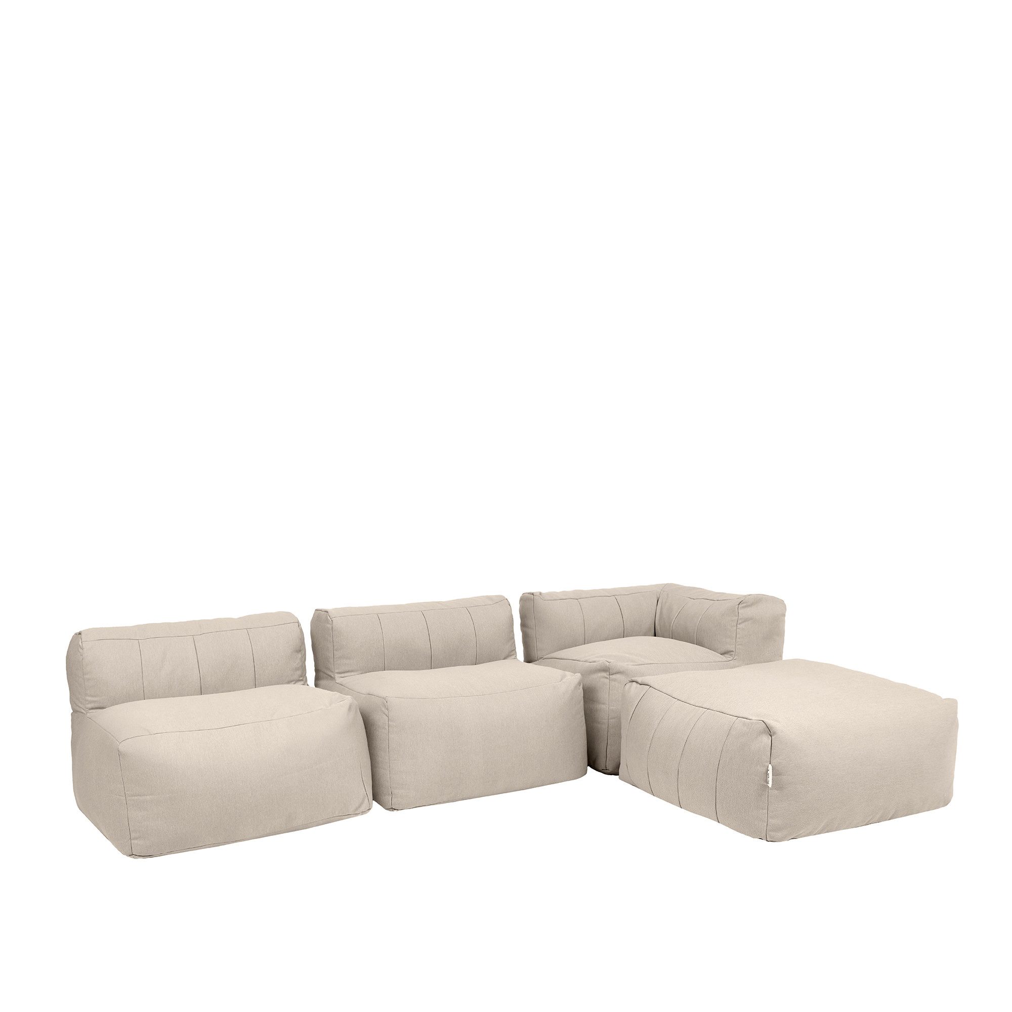 icon Gartenlounge-Set Modulares Outdoorsofa 4 Stück günstig online kaufen