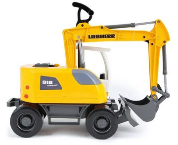 Lena® Spielzeug-Auto Worxx Bagger - Liebherr Compact A918 (48cm), beweglicher Baggerarm und drehbarer Baggeraufbau