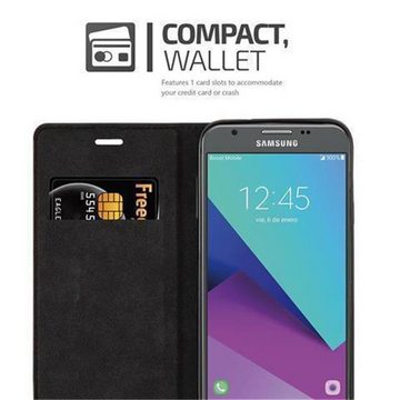 Cadorabo Handyhülle Samsung Galaxy J3 2017 US Version Samsung Galaxy J3 2017 US Version, Klappbare Handy Schutzhülle - Hülle - mit Standfunktion und Kartenfach