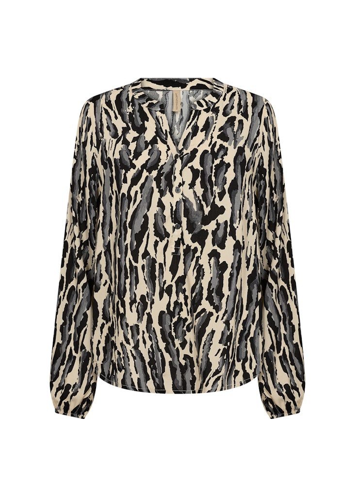 soyaconcept Langarmbluse SC-IONA 1 BLACK COMBI günstig online kaufen