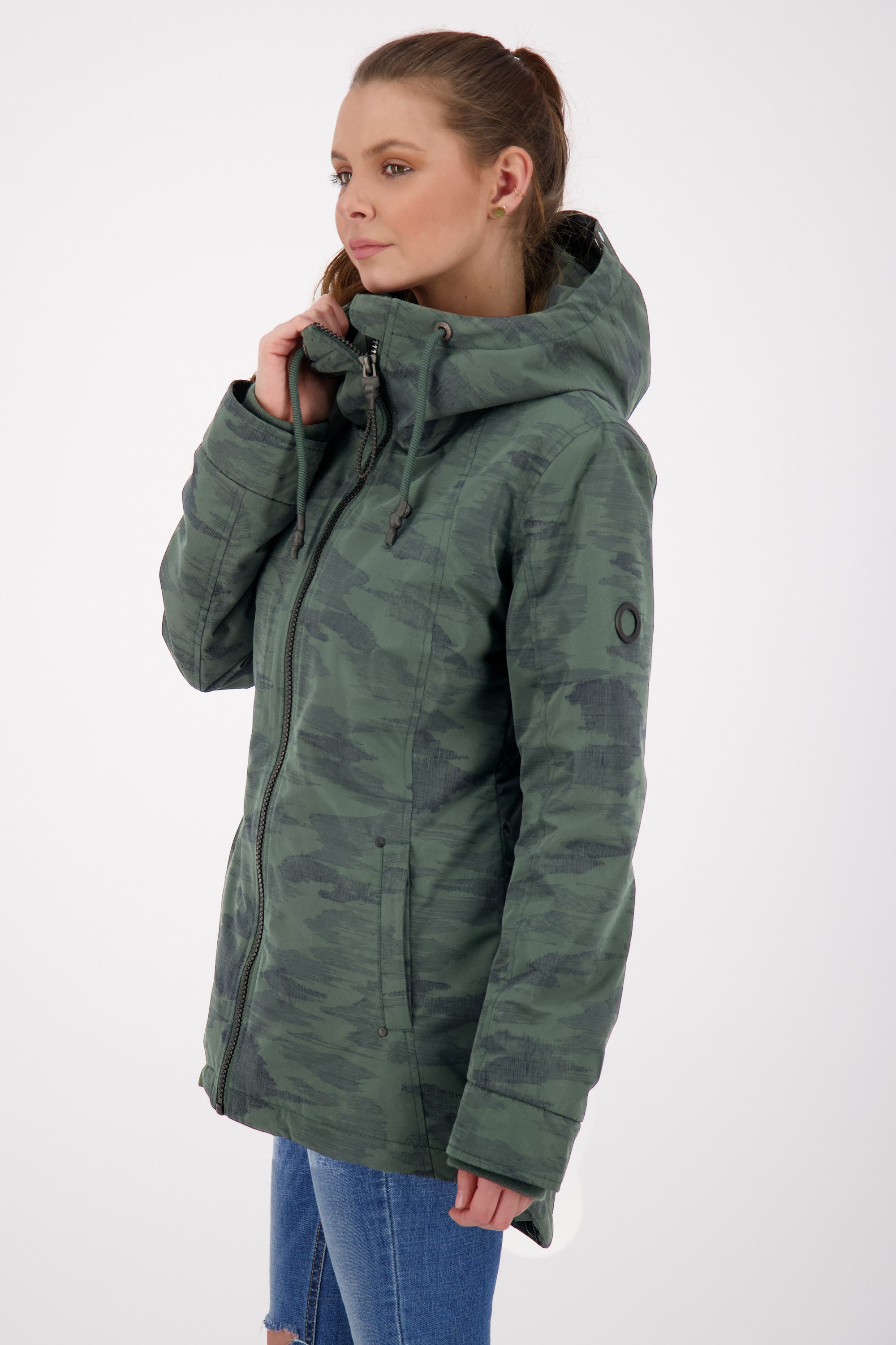 Alife & Kickin Funktionsjacke LilouAK CS Jacket WOMEN mit modischem Alloverprint