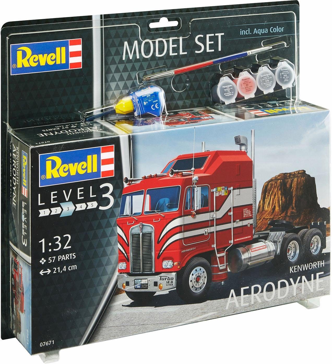 Image of Revell® Modellbausatz »Model Set, Kenworth COE Aerodyne«, Maßstab 1:32, (Set), Made in Europe