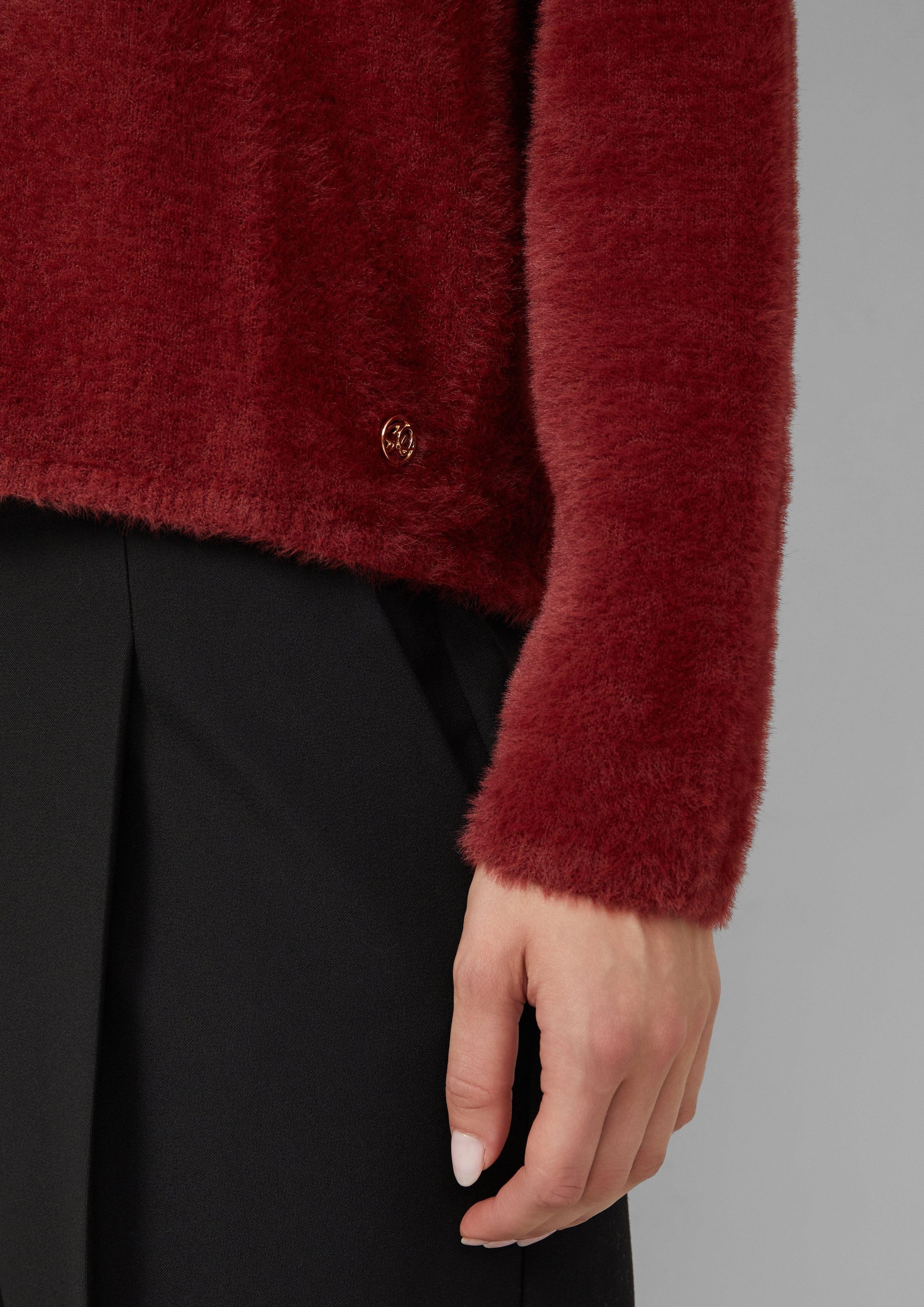 s.Oliver BLACK LABEL Strickpullover Flauschiger Pullover günstig online kaufen