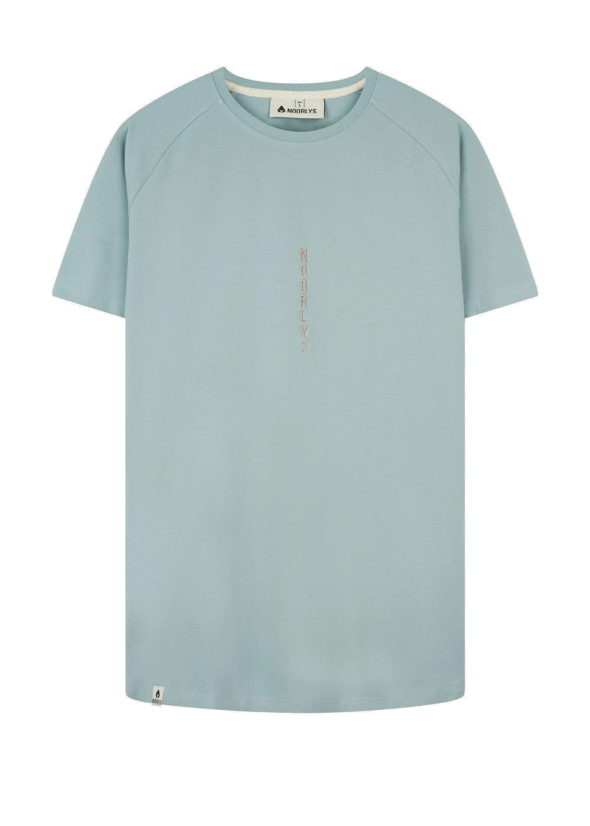 Noorlys Kurzarmshirt Herren T-Shirt JORAM SilverBlue Bio-Baumwolle