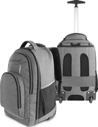 normani Daypack Rucksack mit Trolleyfunktion 30 Liter Yori, Trolley-Rucksack mit Rollen