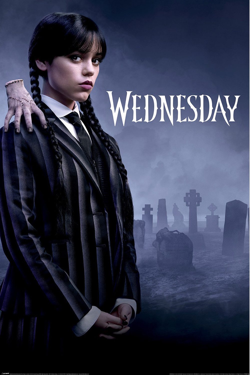 Poster Wednesday - Staffel 2 - Key Art - Poster 61x91,5 cm günstig online kaufen