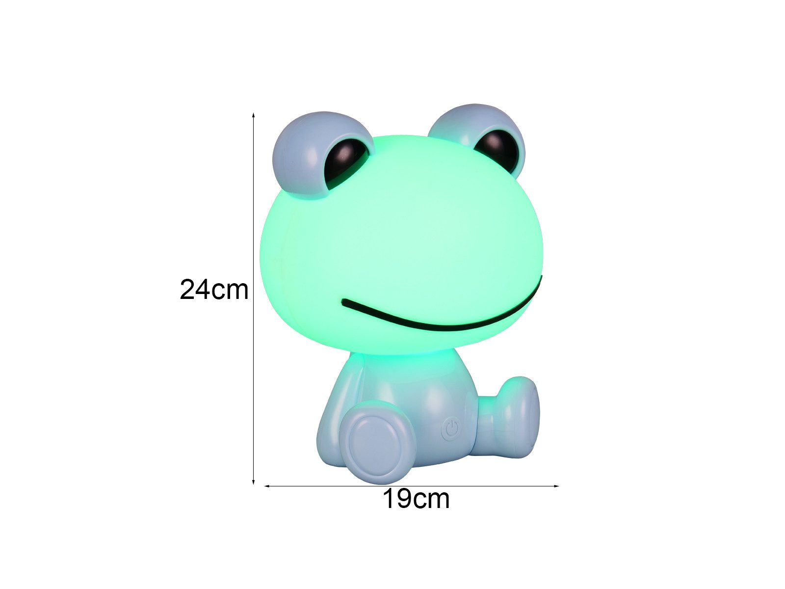 Reality Leuchten LED Nachttischlampe, Farbwechsel, LED fest integriert, Warmweiß, ausgefallene kleine USB Kinder-Lampe mit Touch Sensor, Höhe 24cm