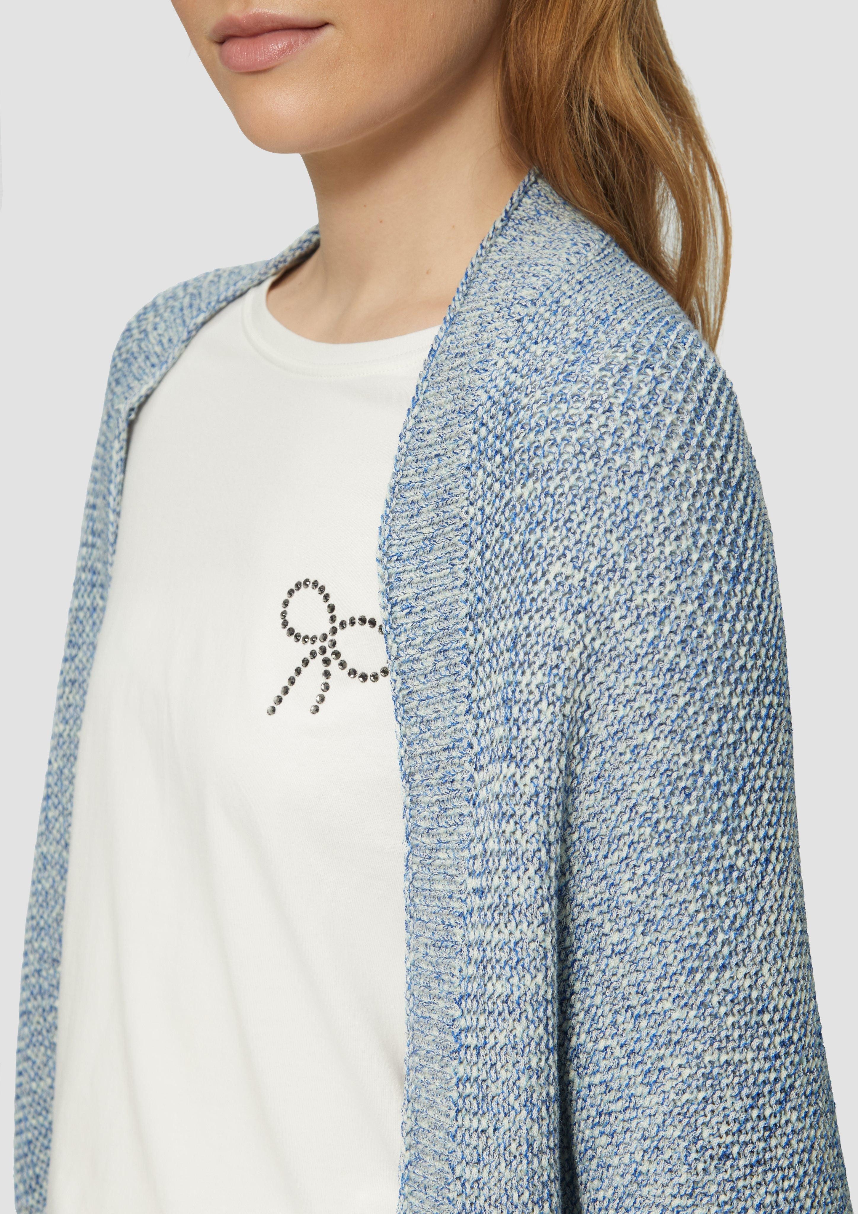 s.Oliver Poncho Strickponcho in O-Shape Logo günstig online kaufen