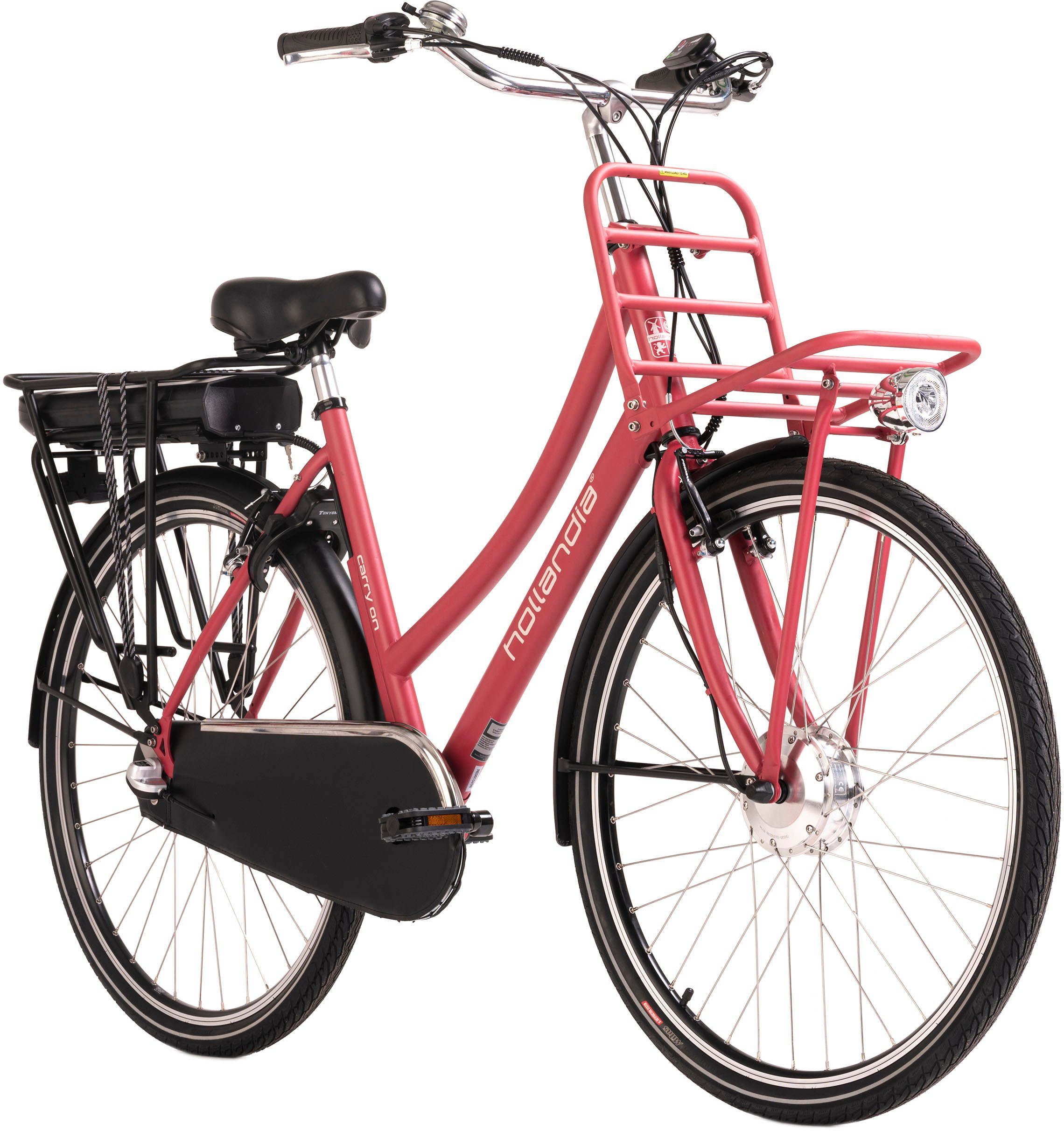 Nexus 3 E-Bike Akku Gang Wh Hollandia Nabenschaltung, Frontmotor, Schaltwerk, Shimano 468 On, Carry