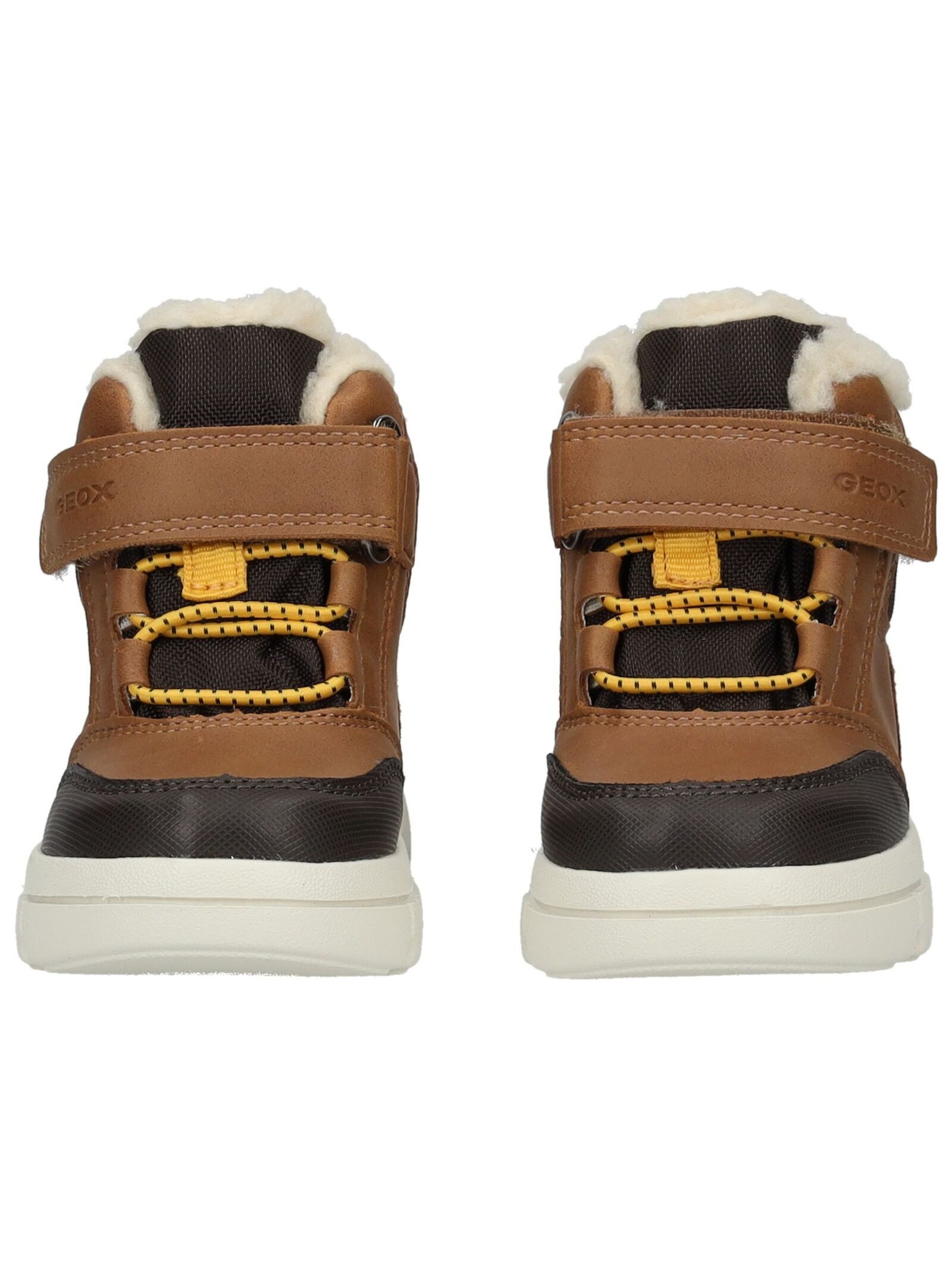 Geox Stiefelette Leder/Textil . Schnürstiefelette
