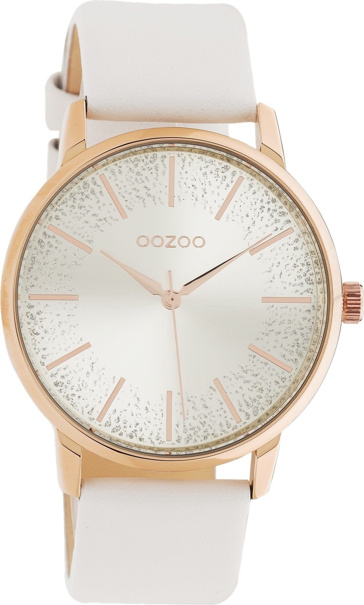 OOZOO Quarzuhr Oozoo Damen Armbanduhr weiß günstig online kaufen