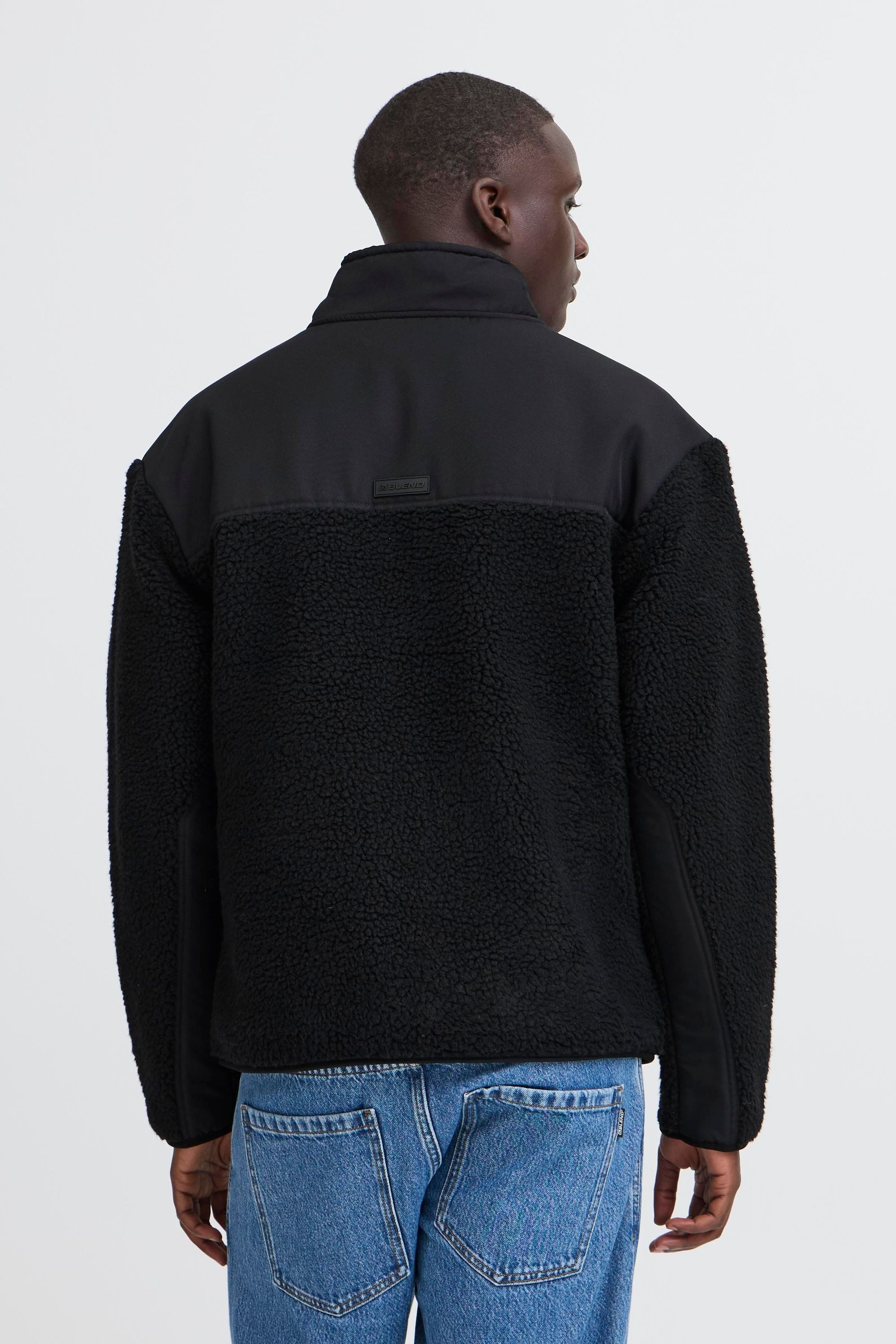 Blend Plüschjacke BHEvon (1-St) Kuschelige Teddyjacke mit Taschen