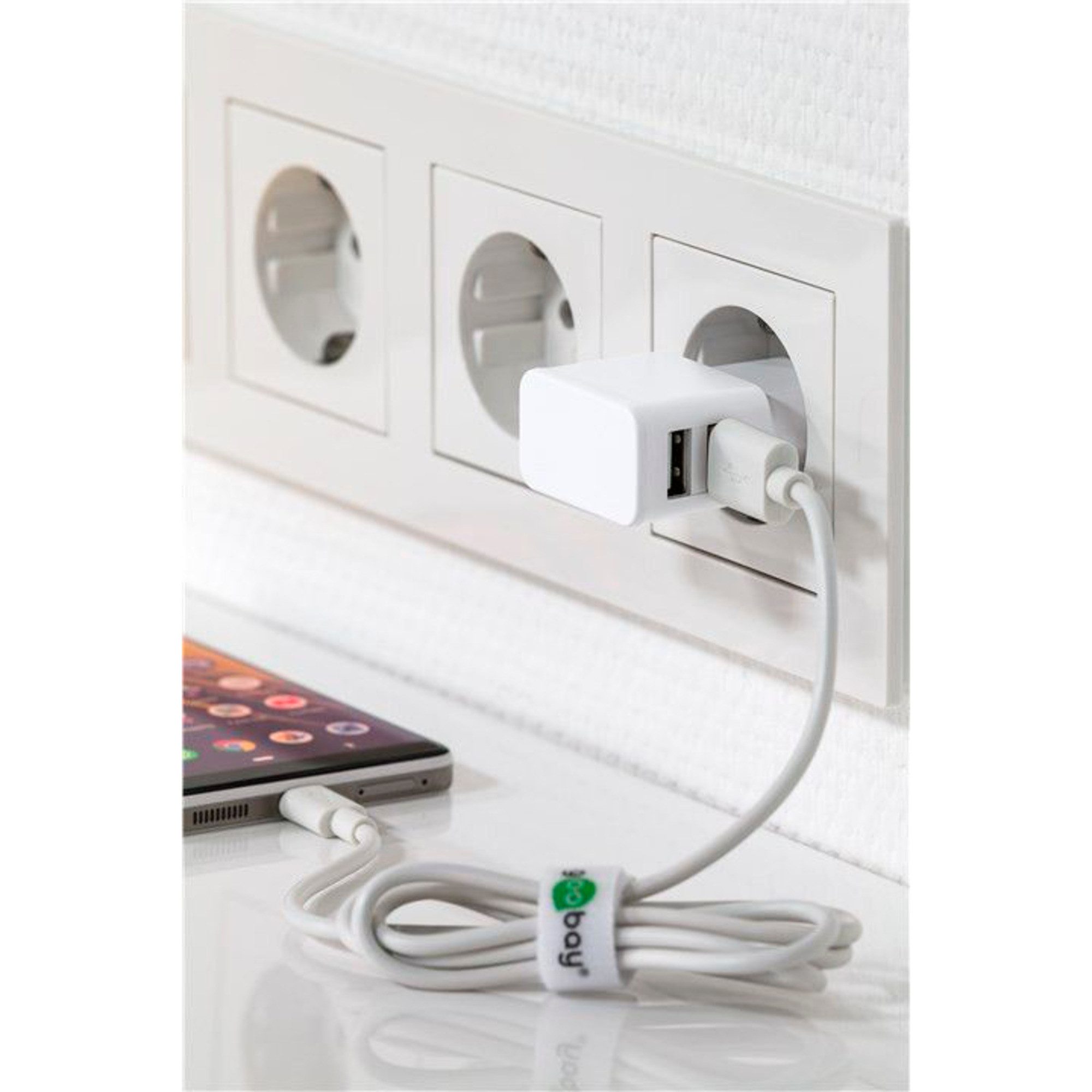 Goobay goobay Dual USB-Ladegerät 2,4 A Netzteil