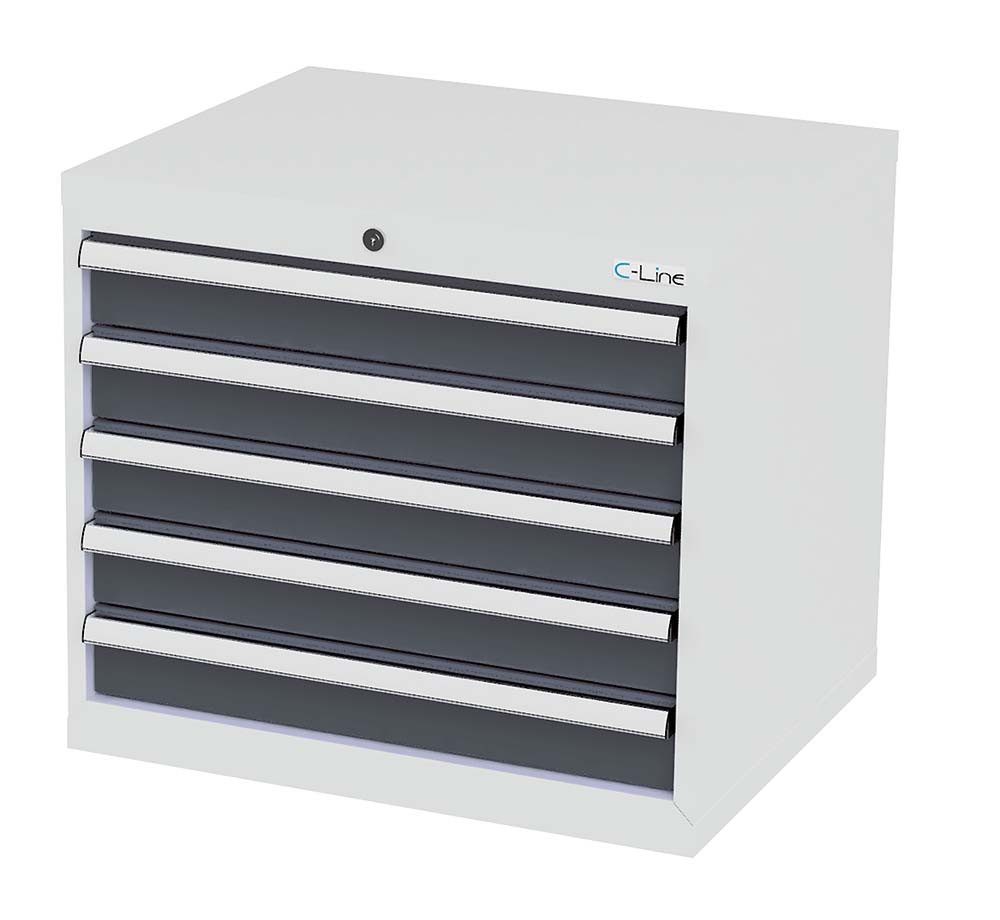 Simplaflex Werkzeugschrank Simplaflex Schubladenschrank, 5 Schubladen, BxTxH 700x575x620 mm