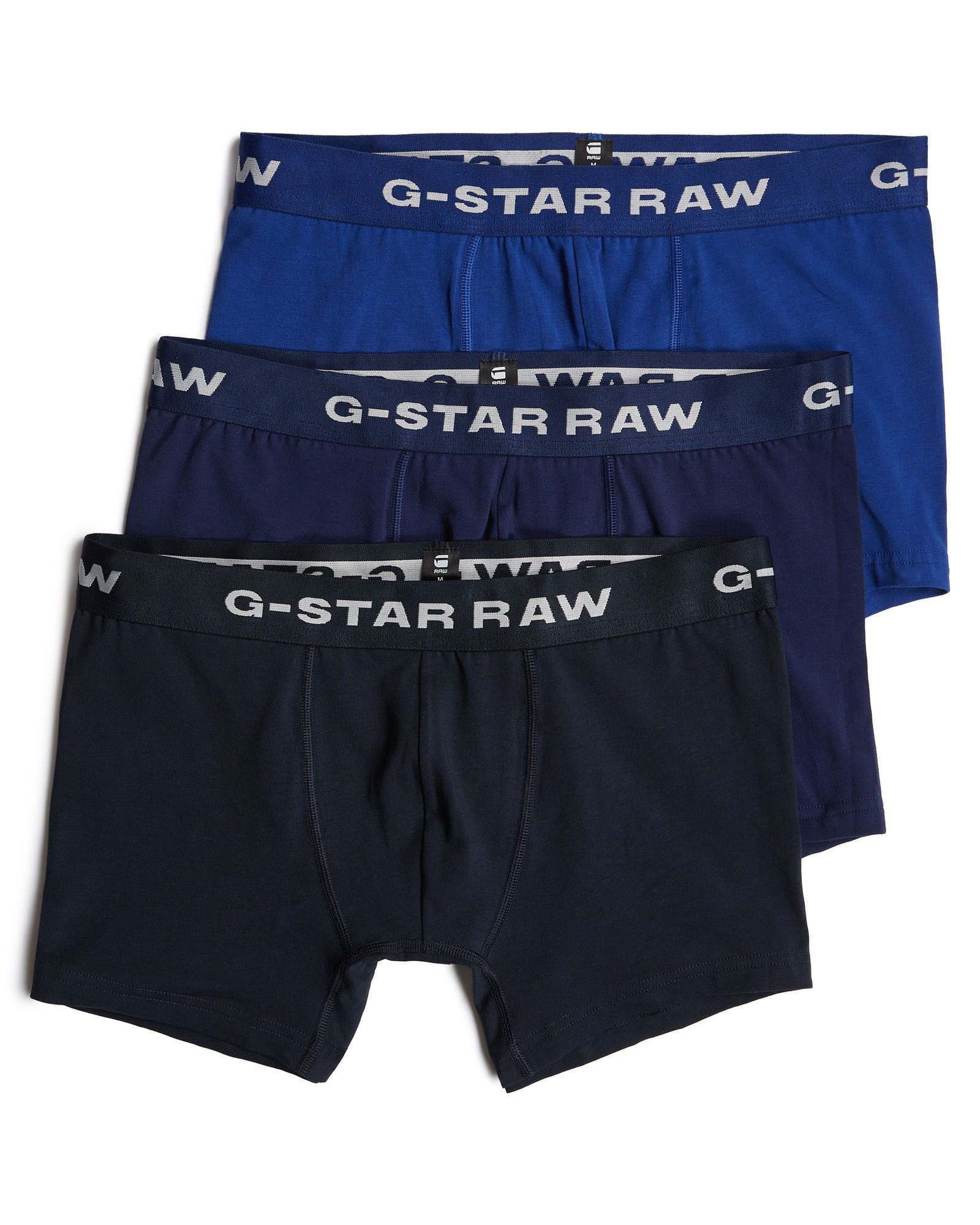G-STAR Trunk Boxer Shorts 3 Pack Blue Tone günstig online kaufen