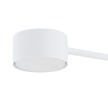 Licht-Erlebnisse Pendelleuchte KIKI, ohne Leuchtmittel, Metall GX53 H: max. 100 cm Weiß 5-flammig Modern
