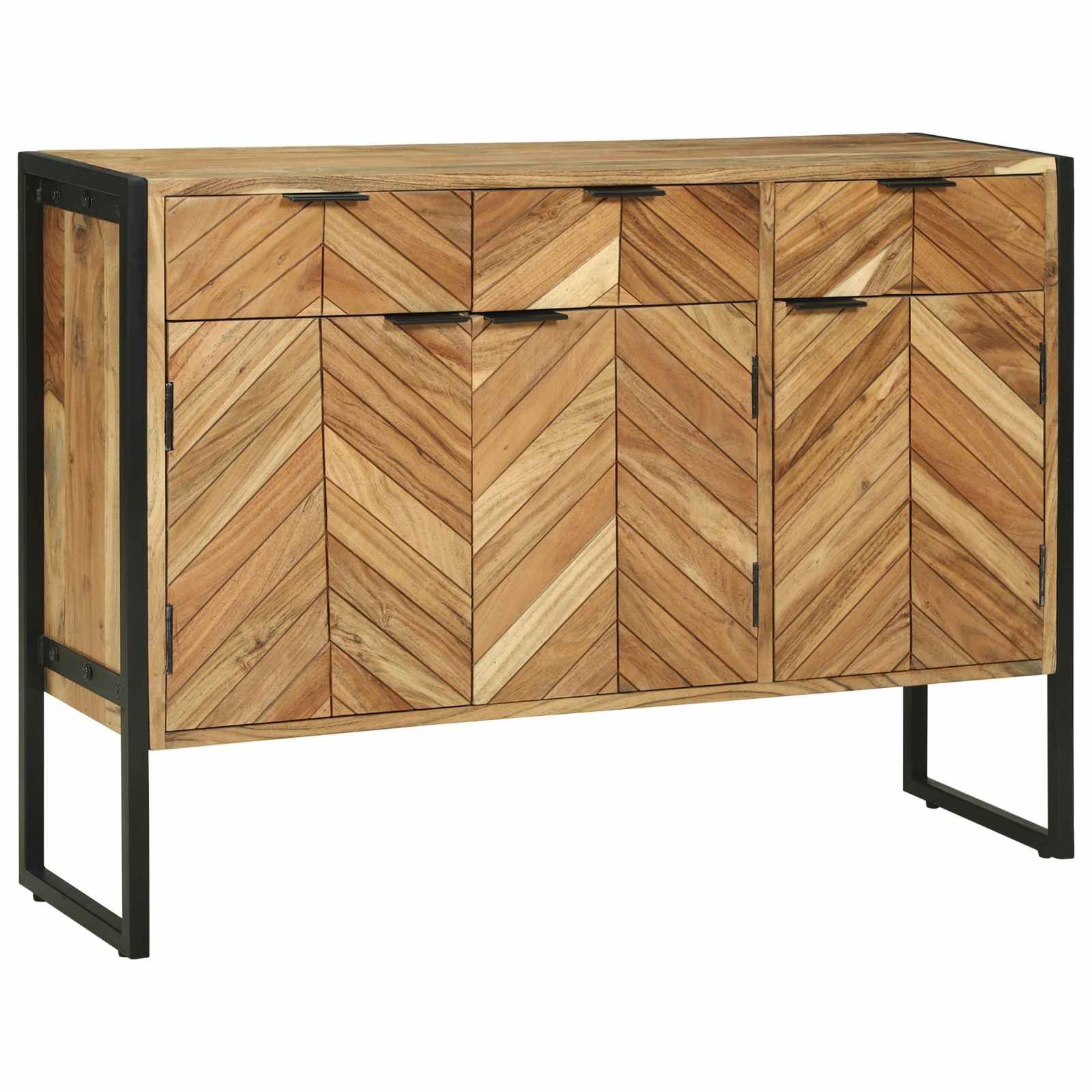 vidaXL Sideboard Sideboard 100 x 30 x 75 cm Massivholz (1 St)