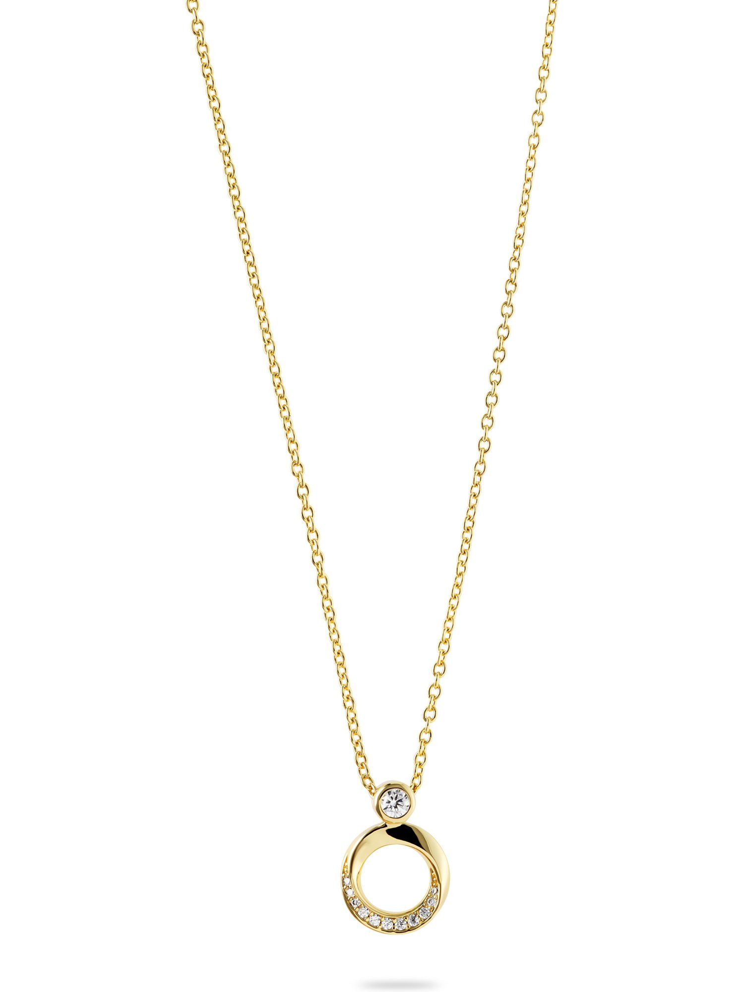 JETTE Silberkette JETTE Damen-Kette 925er Silber, recycelt Zirkonia, TWISTED