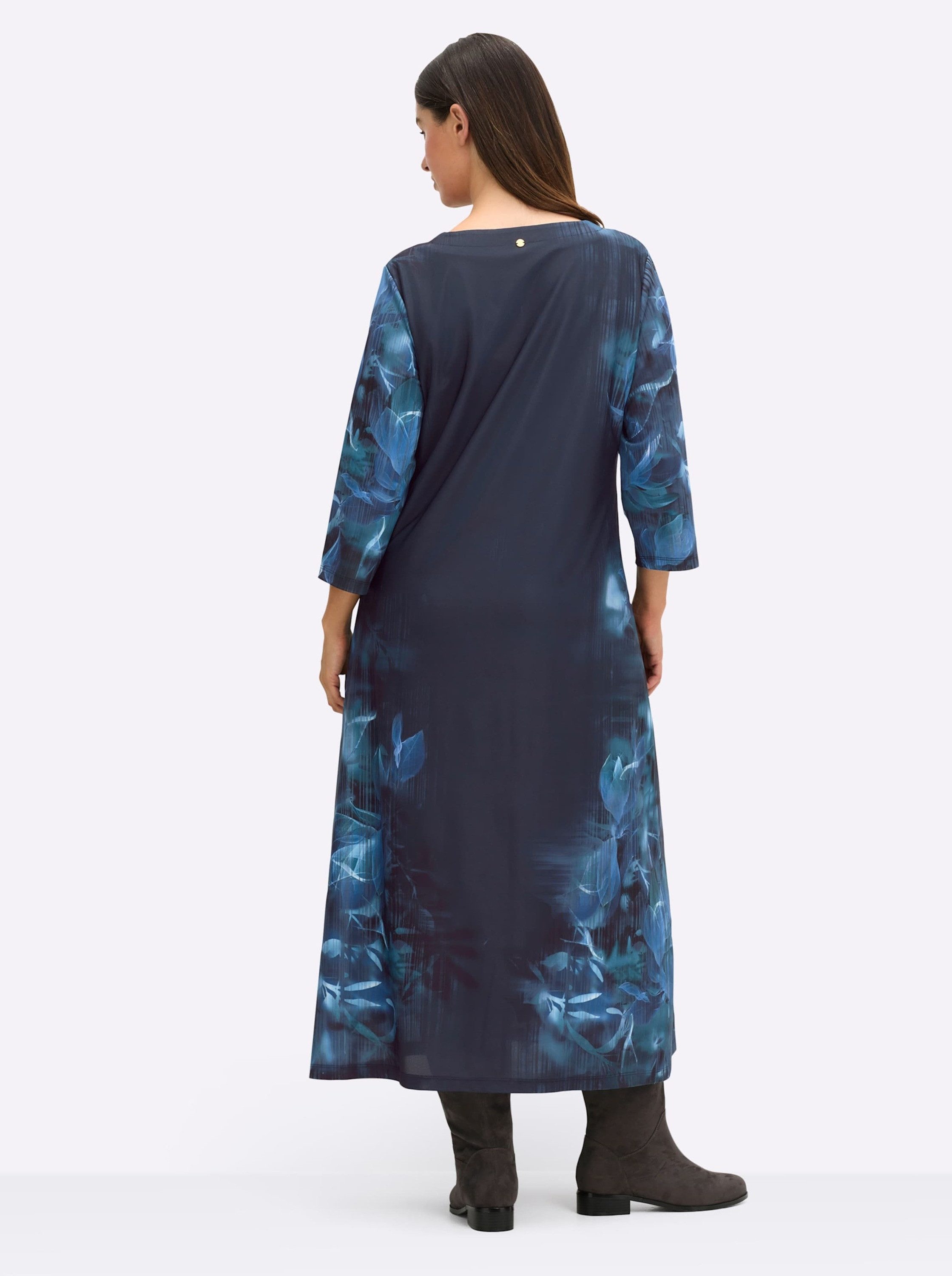 Sheego Jerseykleid Jersey-Kleid 3/4-Arm
