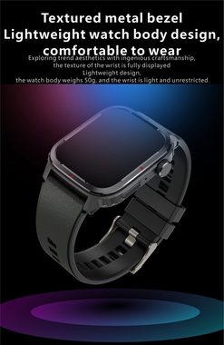 Nanway Q25 Sport Smartwatch (1.7 Zoll), TFT-HD-Bildschirm, 230mAh, IP67, Bluetooth-Anrufe
