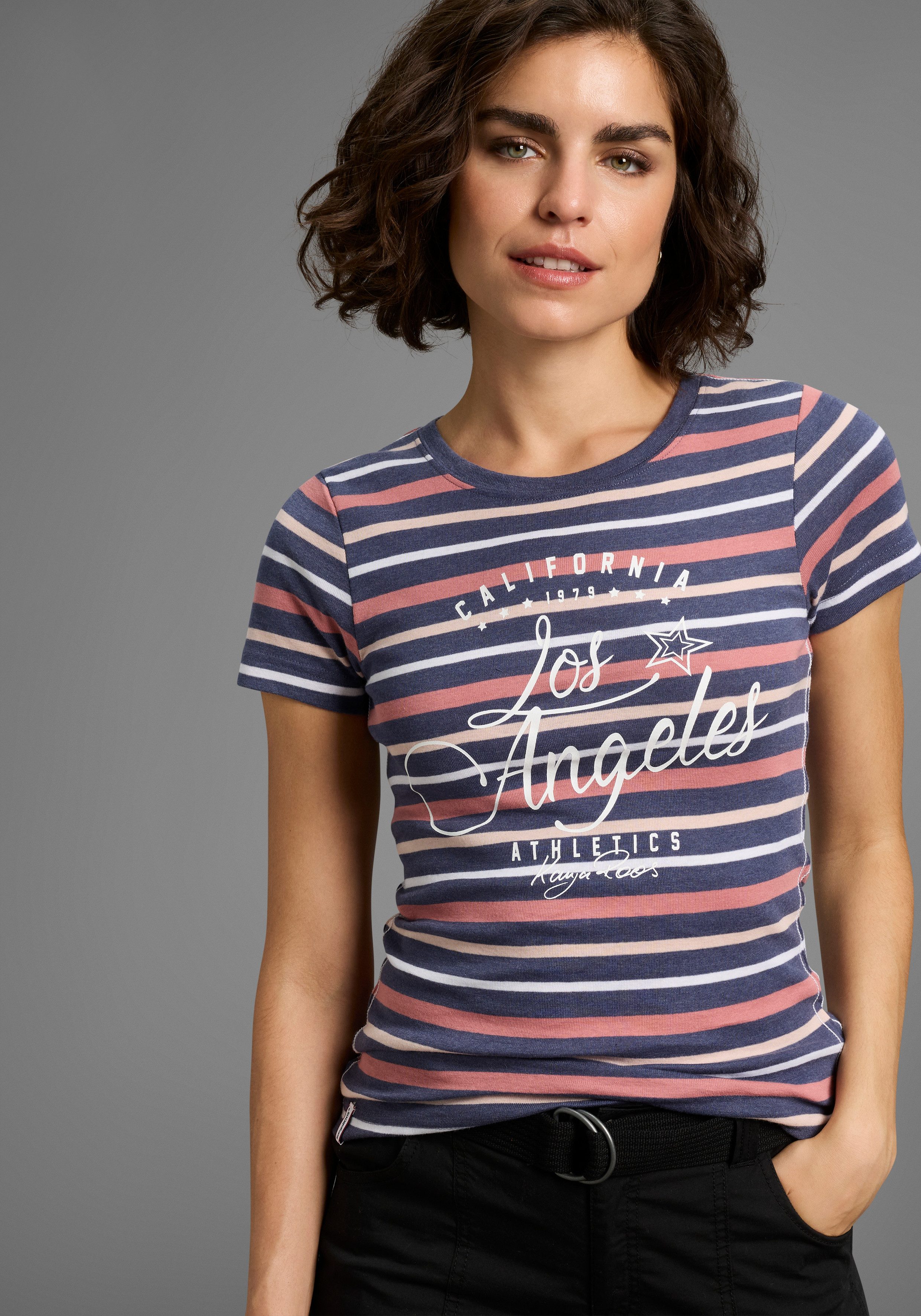 KangaROOS T-Shirt kurzärmelig, sehr figurbetont, aus günstig online kaufen