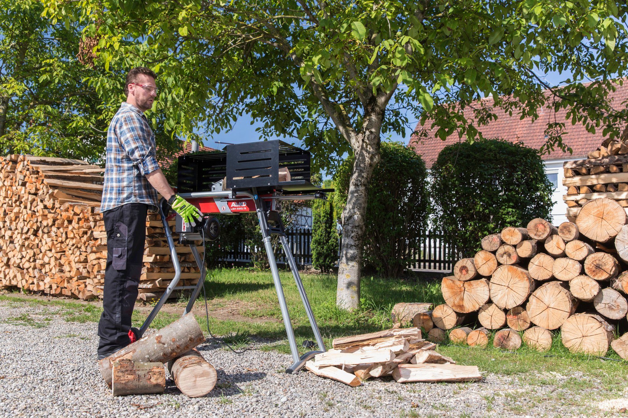 AL-KO Elektroholzspalter LSH 520/5, Spaltgutlänge bis 52 cm, Spaltgutdurchmesser bis 25 cm