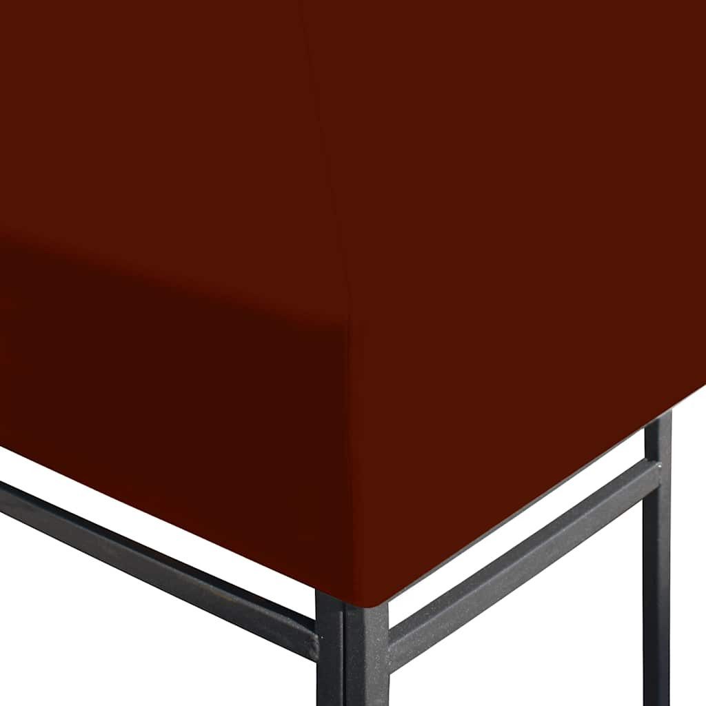 vidaXL Pavillon-Ersatzdach Pavillondach 310 g / m² 3x4 m Terrakotta, 300 x 400 cm
