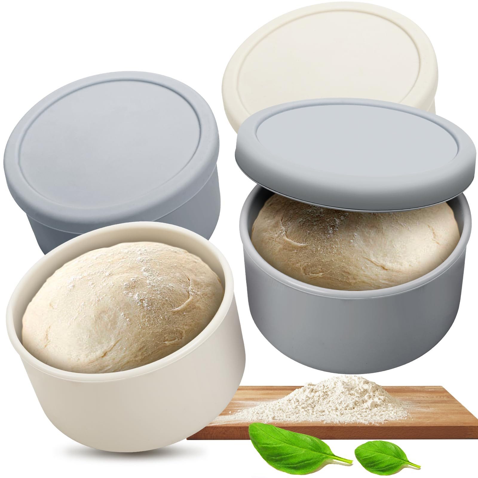 BlingBin Aufbewahrungsbox Pizzaballenbox mit Deckel, Pizzateigbehälter 700m günstig online kaufen