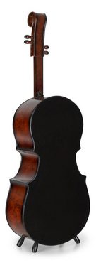 Stagecaptain Flaschenregal WR-10 Stradivino Weinregal für 10 Flaschen, Weinständer Holz stehend in Vintage-Optik "Cello" Design