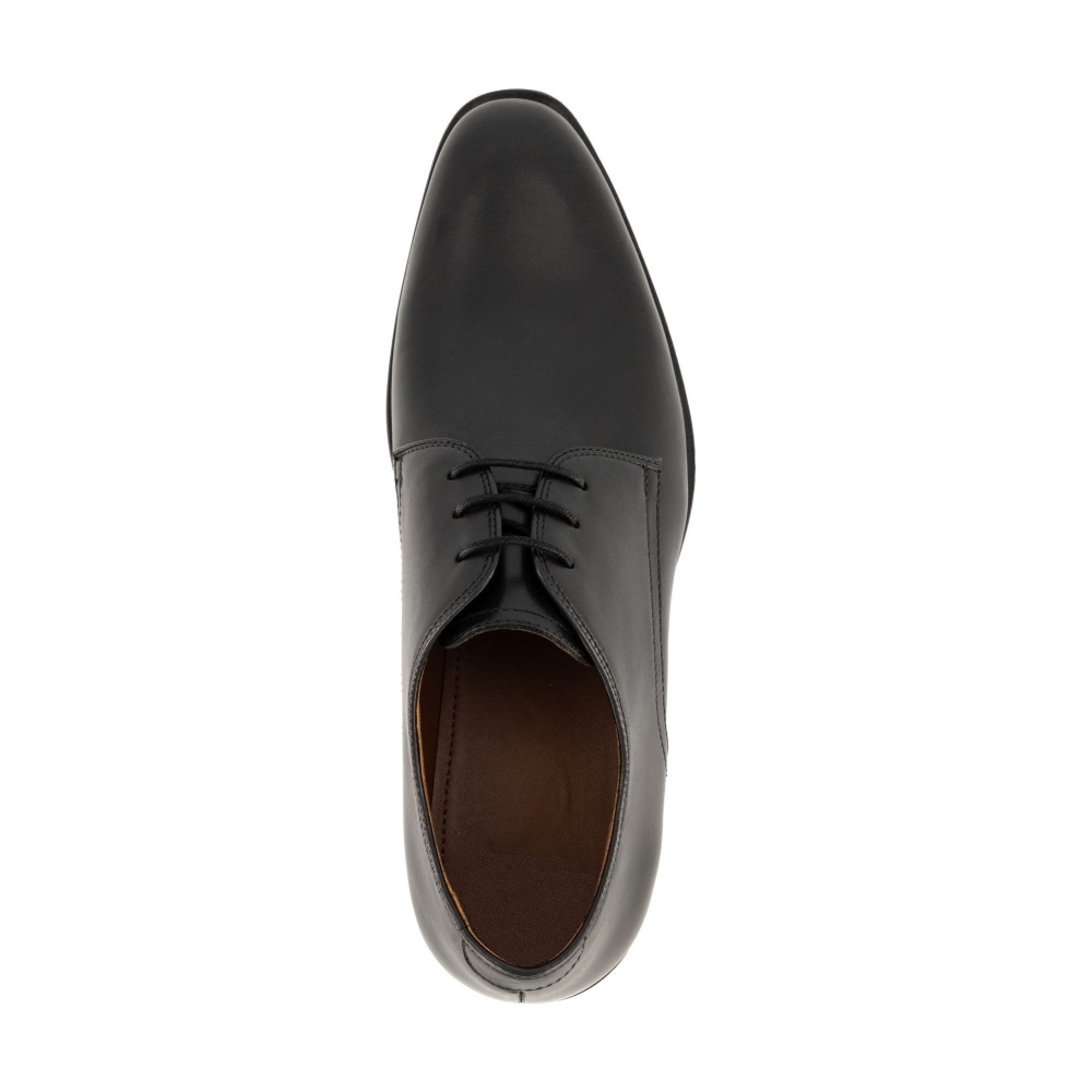 Prime Shoes Prime Shoes MARCO Herren Schnürschuh Glattleder Crust-Black Schnürschuh